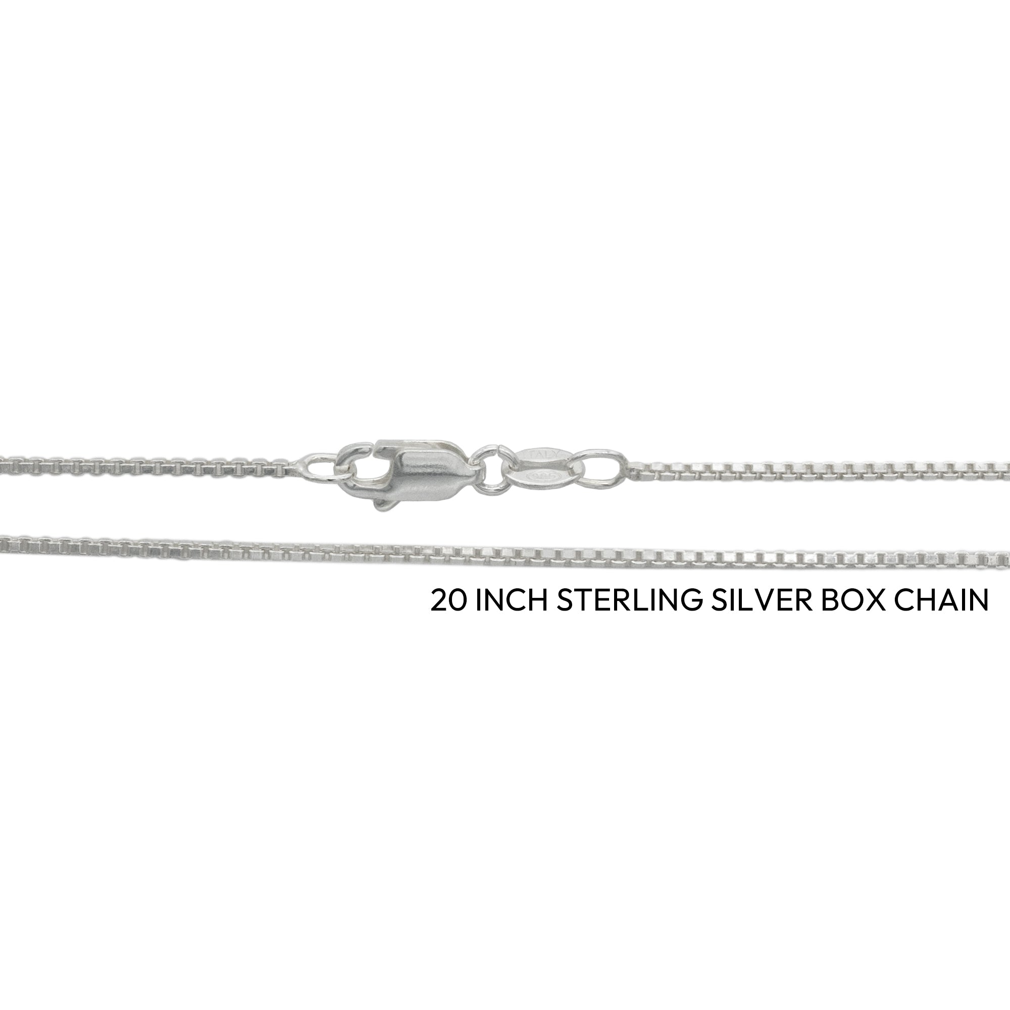 20" Sterling Silver 1.2mm Box Chain