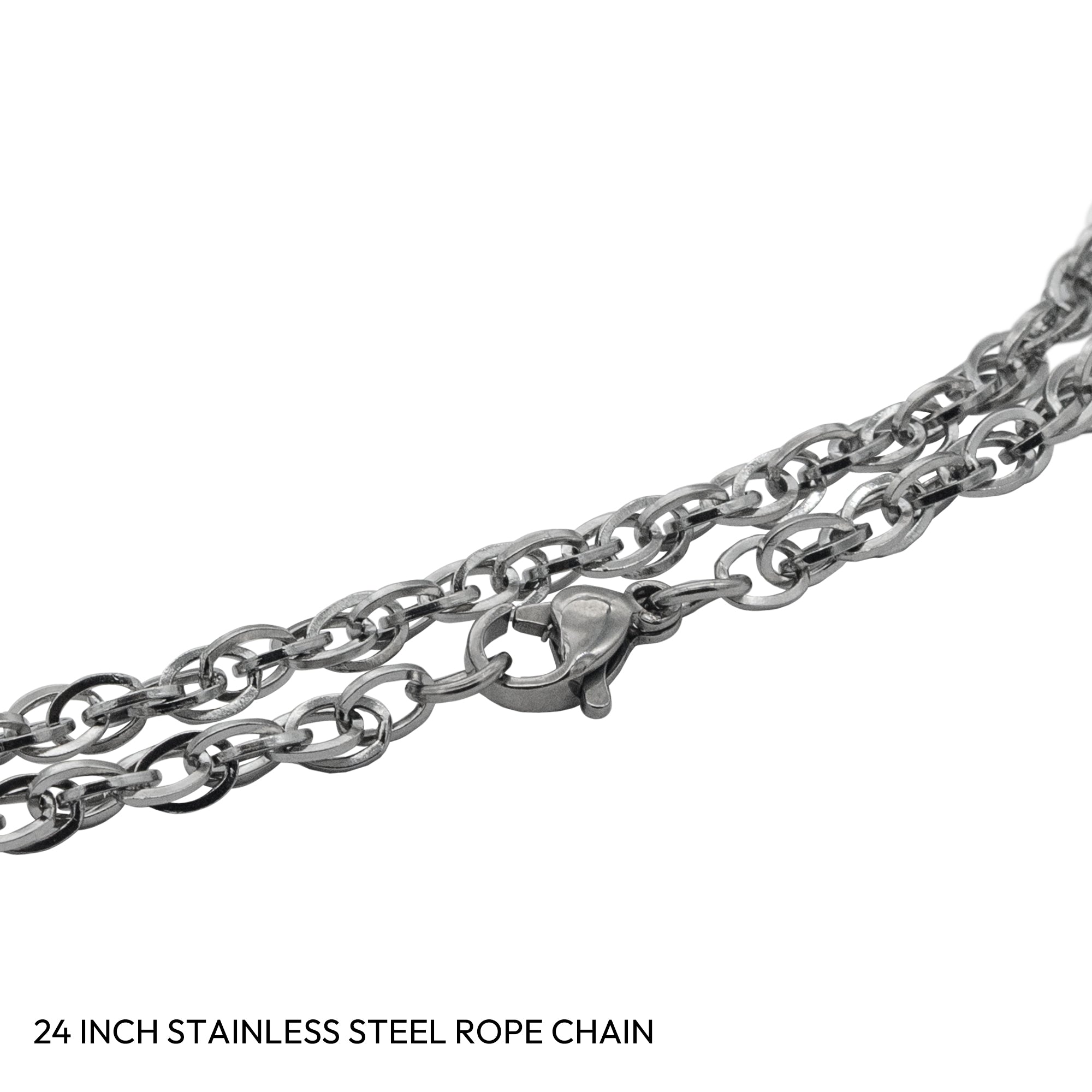 24" Stainless Steel Rope Chain
