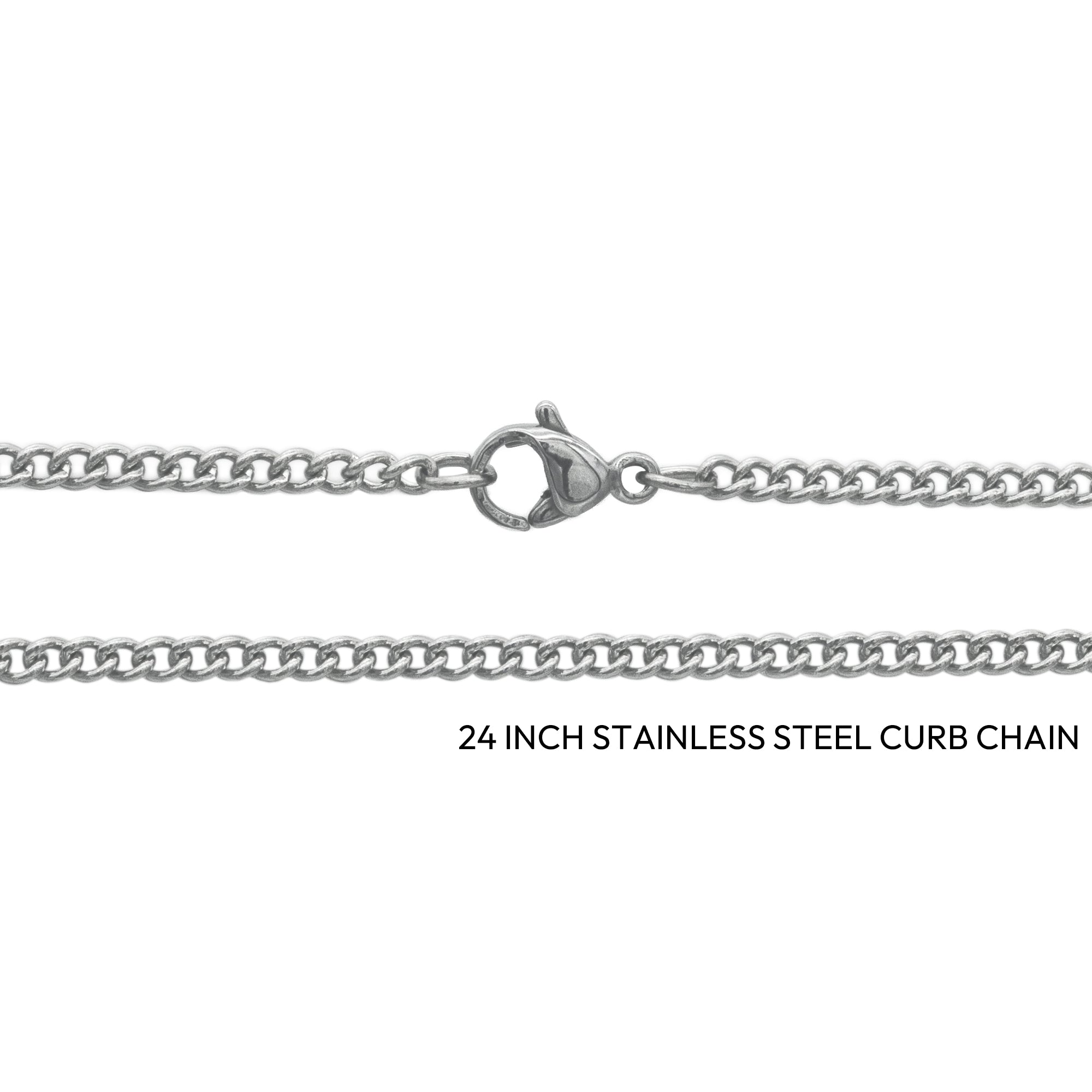 24" Stainless Steel Curb Chain