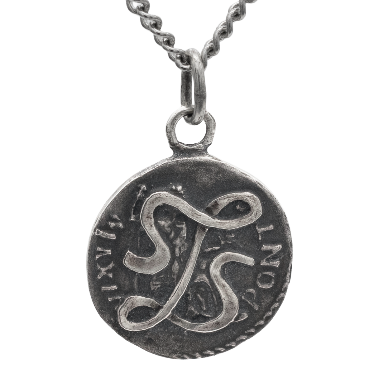 Lasciel’s Blackened Denarius Necklace