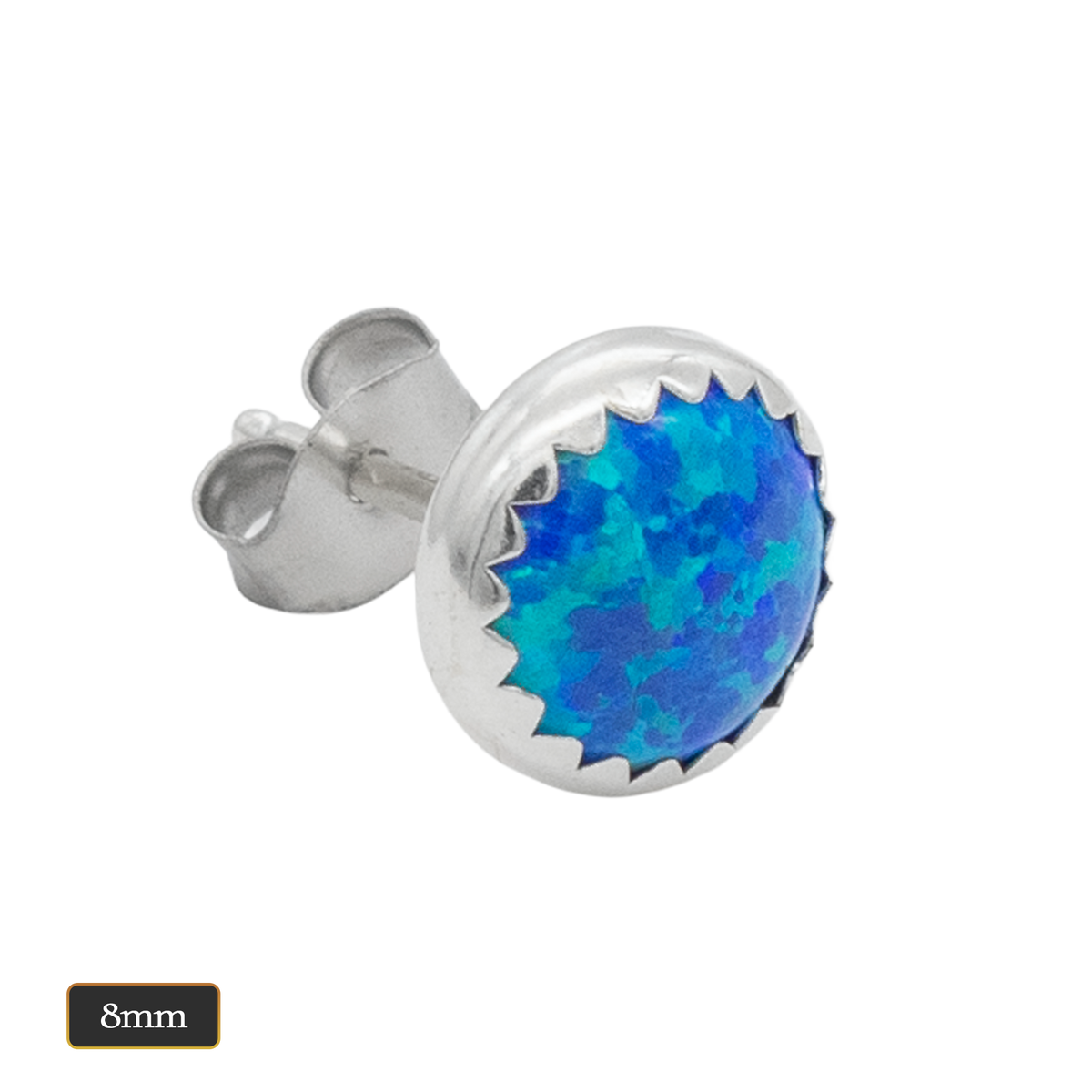 The Winter Knight's Ice Opal Earring