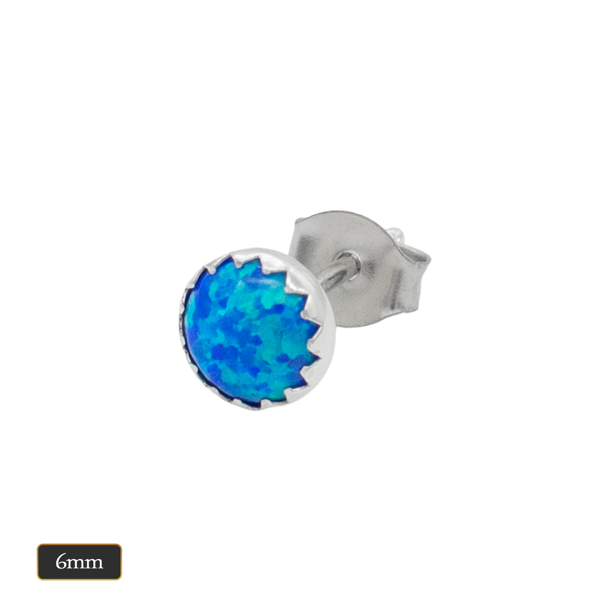 The Winter Knight's Ice Opal Earring