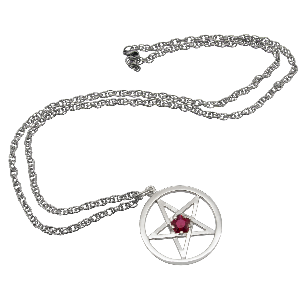 Harry Dresden's Pentacle Necklace with Ruby