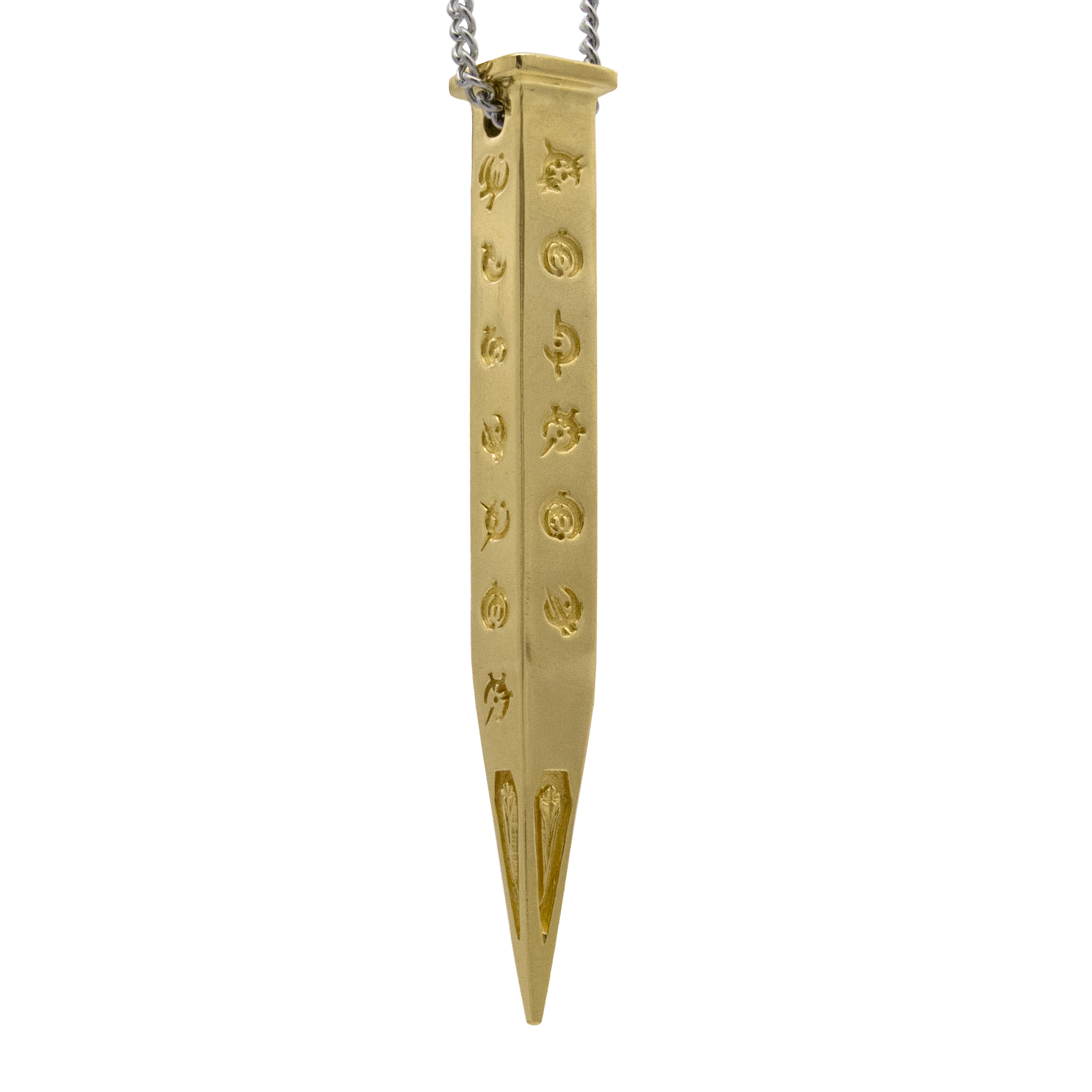 Hemalurgy Spike Necklace - Brass