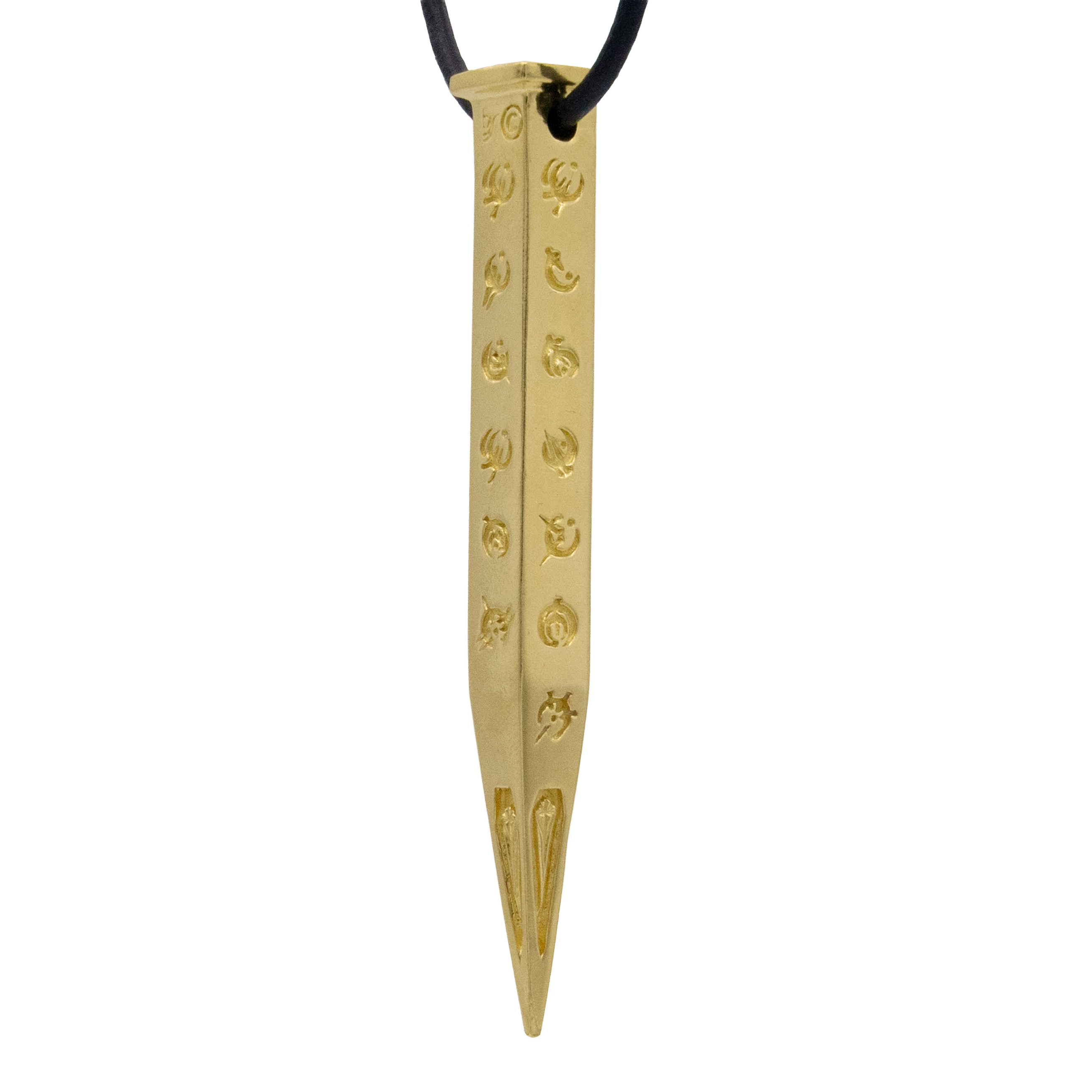 Hemalurgy Spike Necklace - Brass