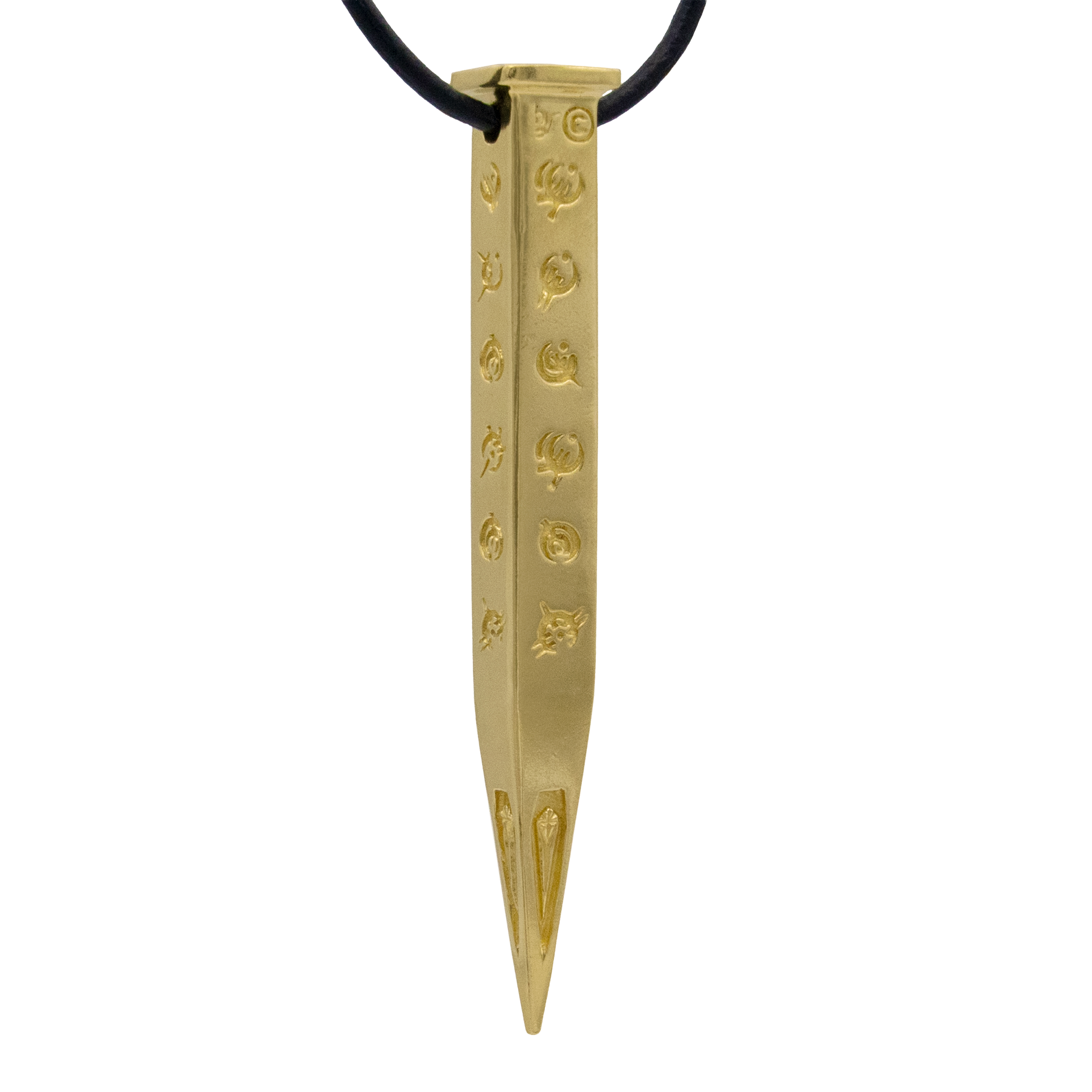 Hemalurgy Spike Necklace - Brass