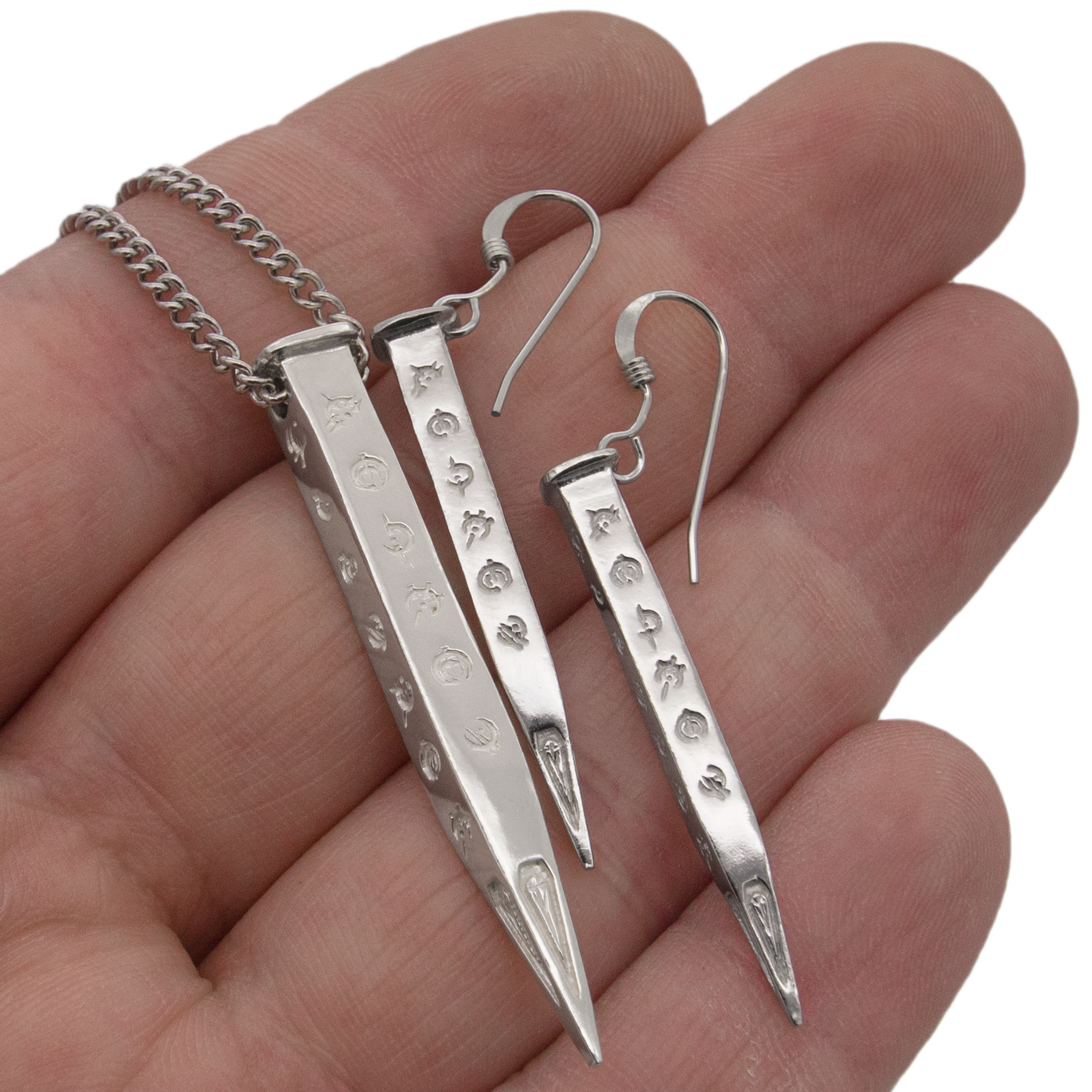 Hemalurgy Spike Earrings - Silver