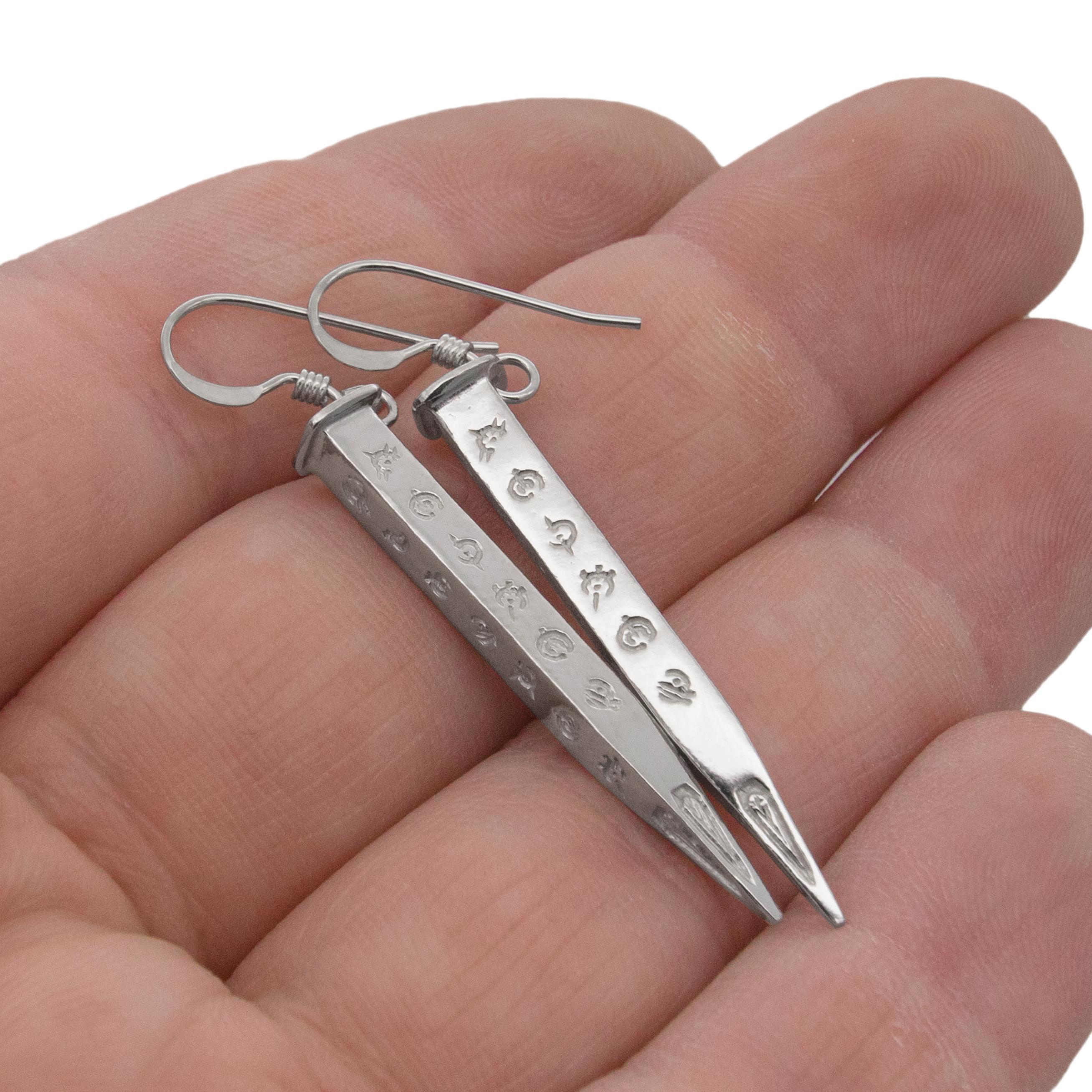 Hemalurgy Spike Earrings - Silver