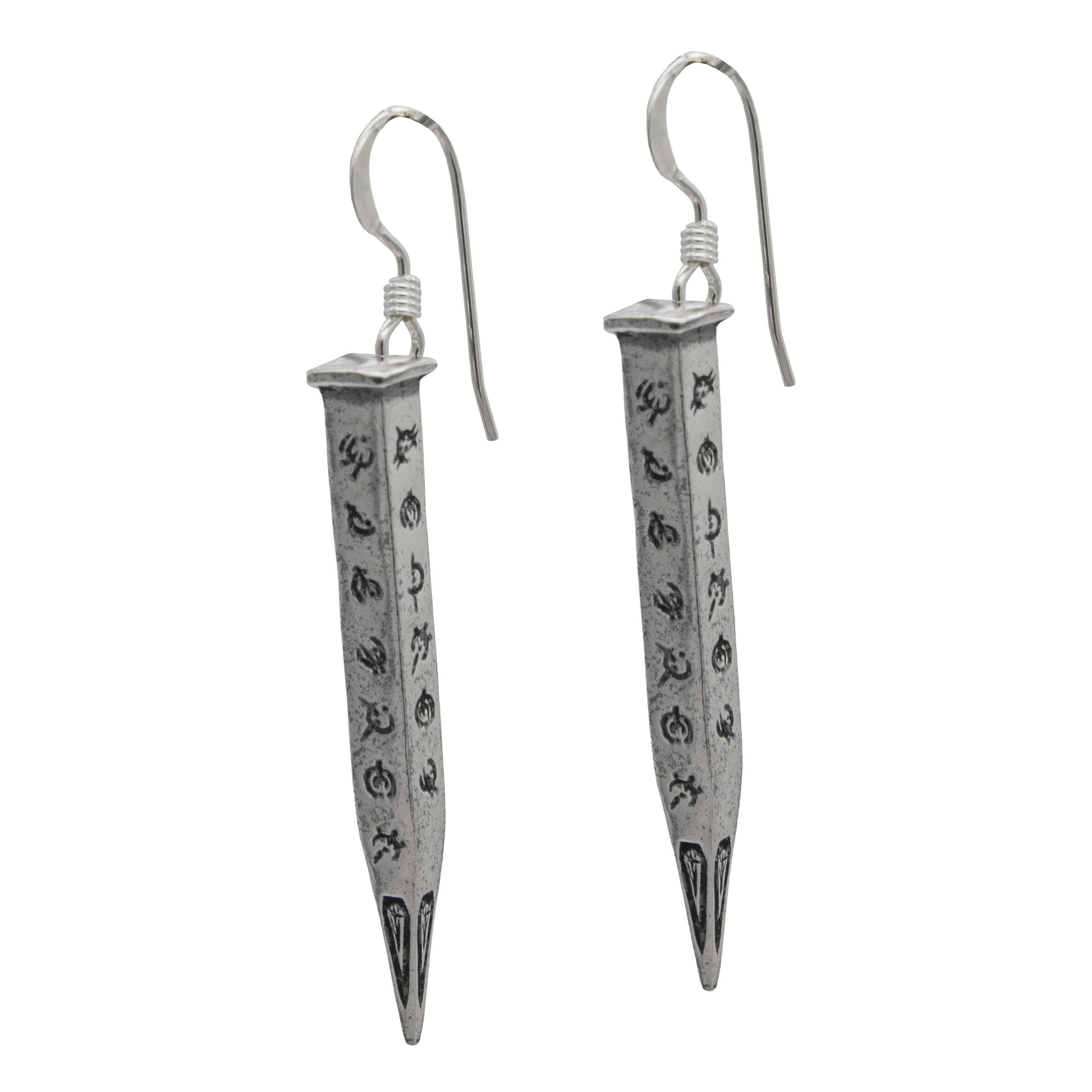 Hemalurgy Spike Earrings - Silver