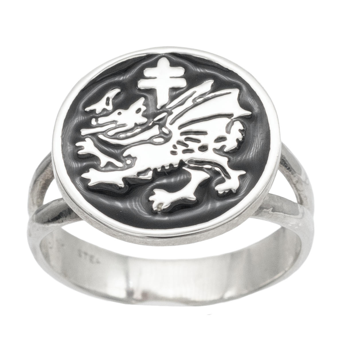 Order of the Dragon Sigil Ring - Enameled