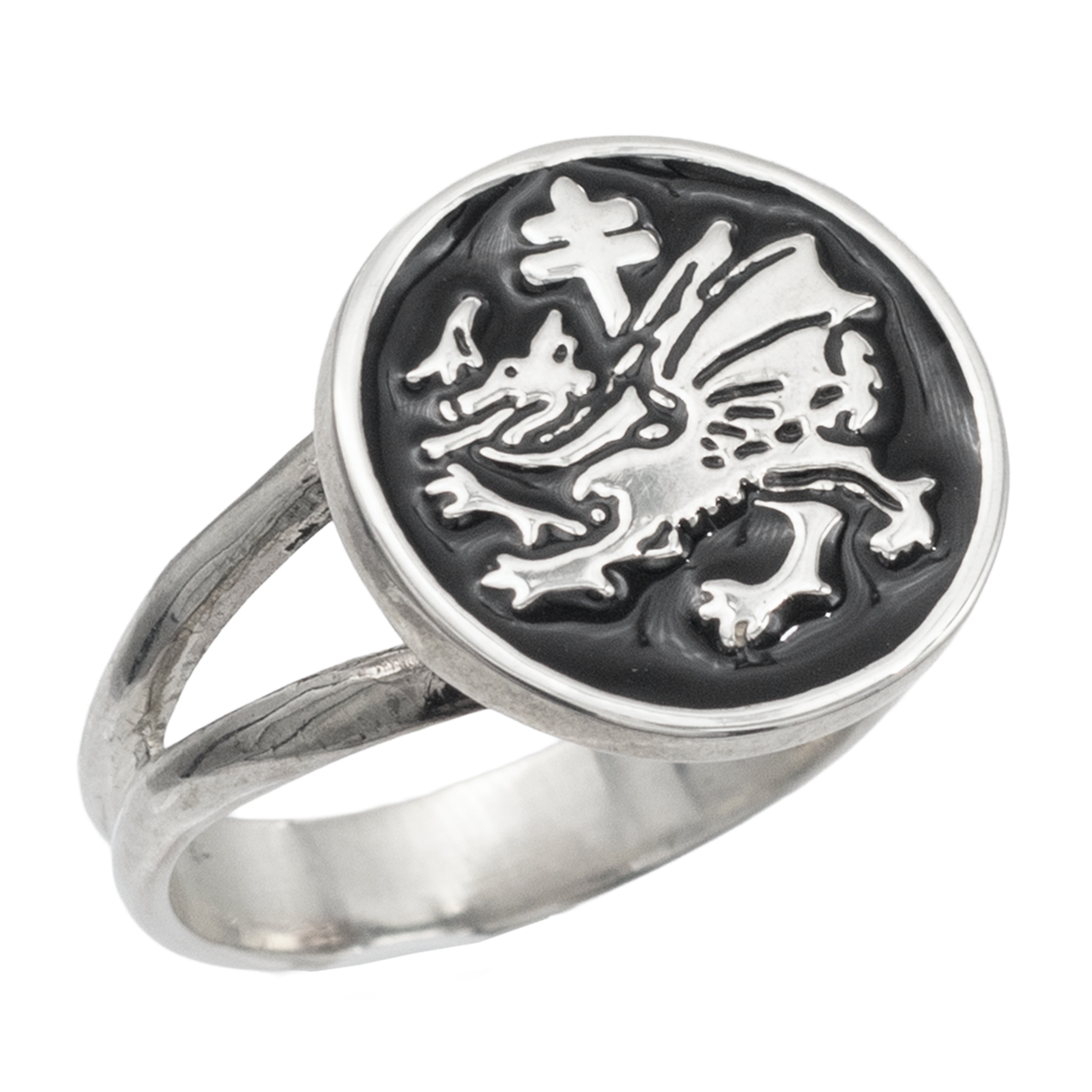 Order of the Dragon Sigil Ring - Enameled