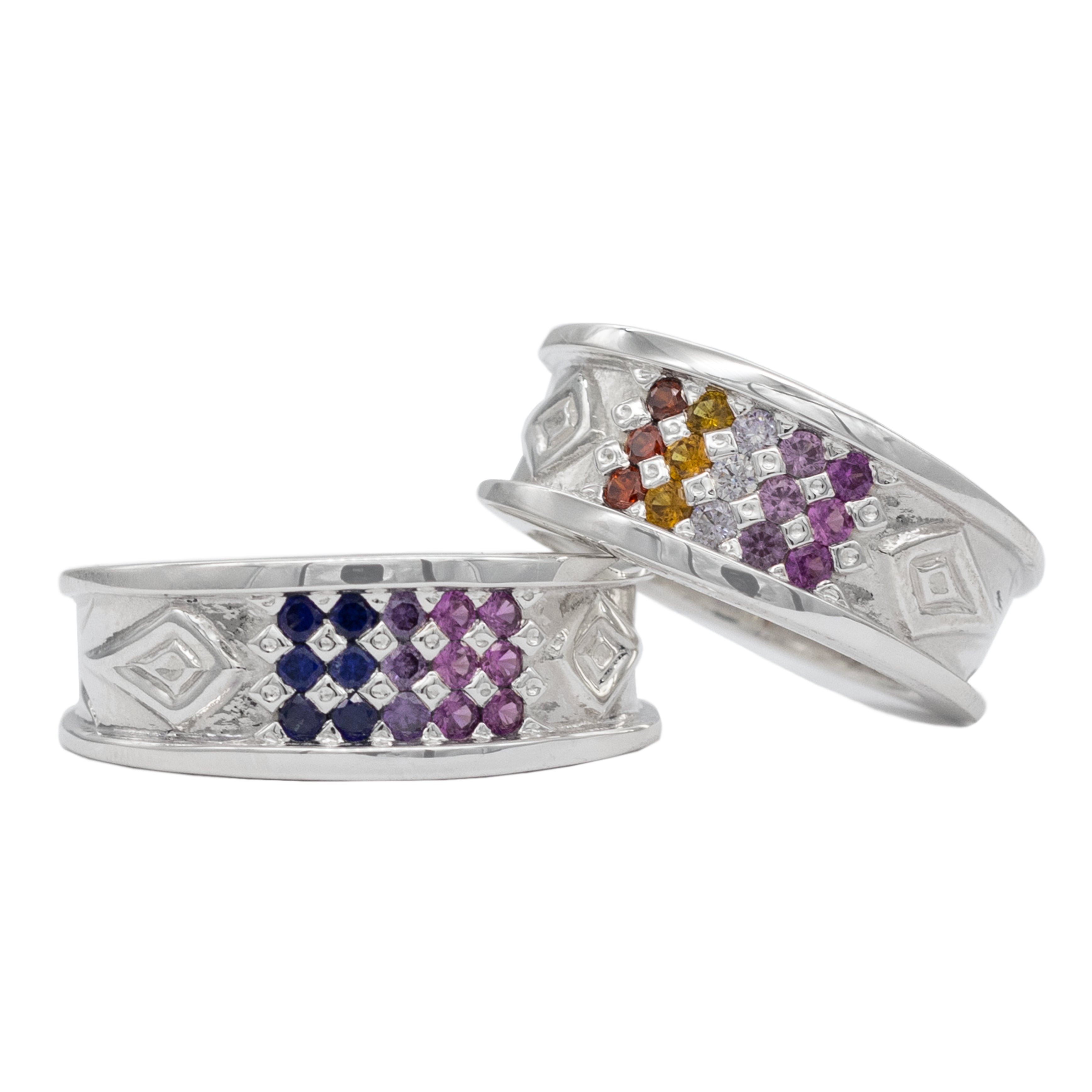 Gemstone Pride Ring - Large