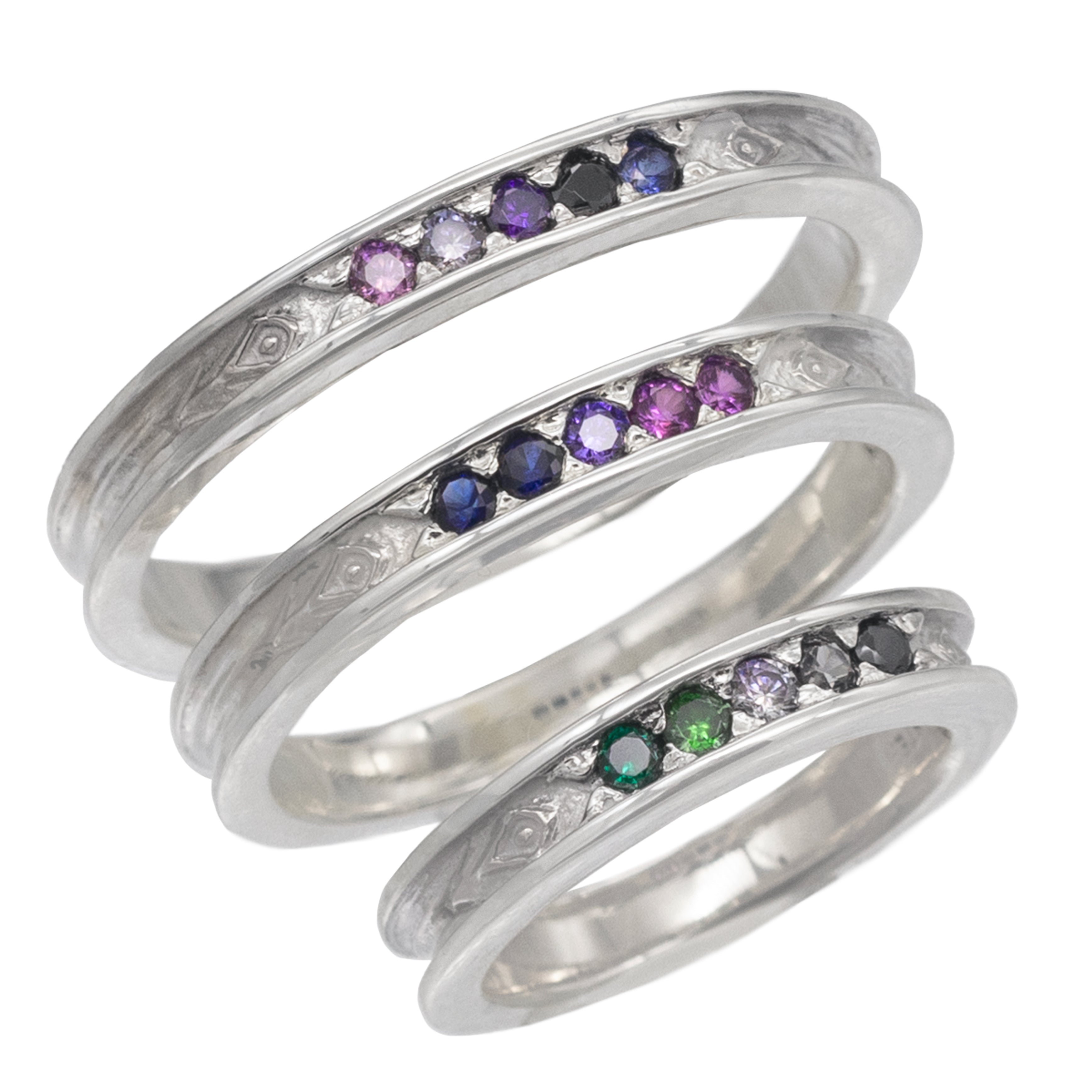 Gemstone Pride Ring - Small