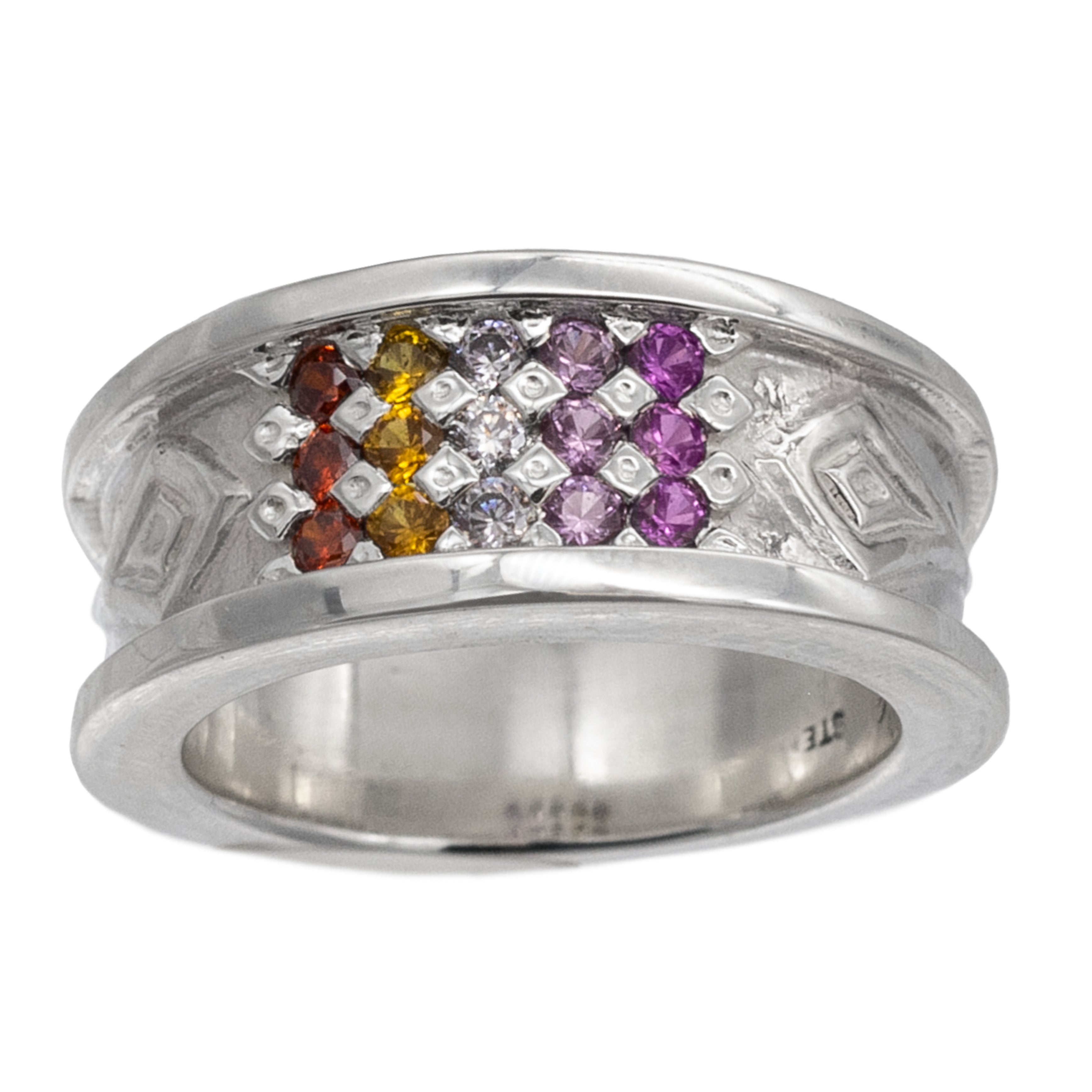 Gemstone Pride Ring - Large