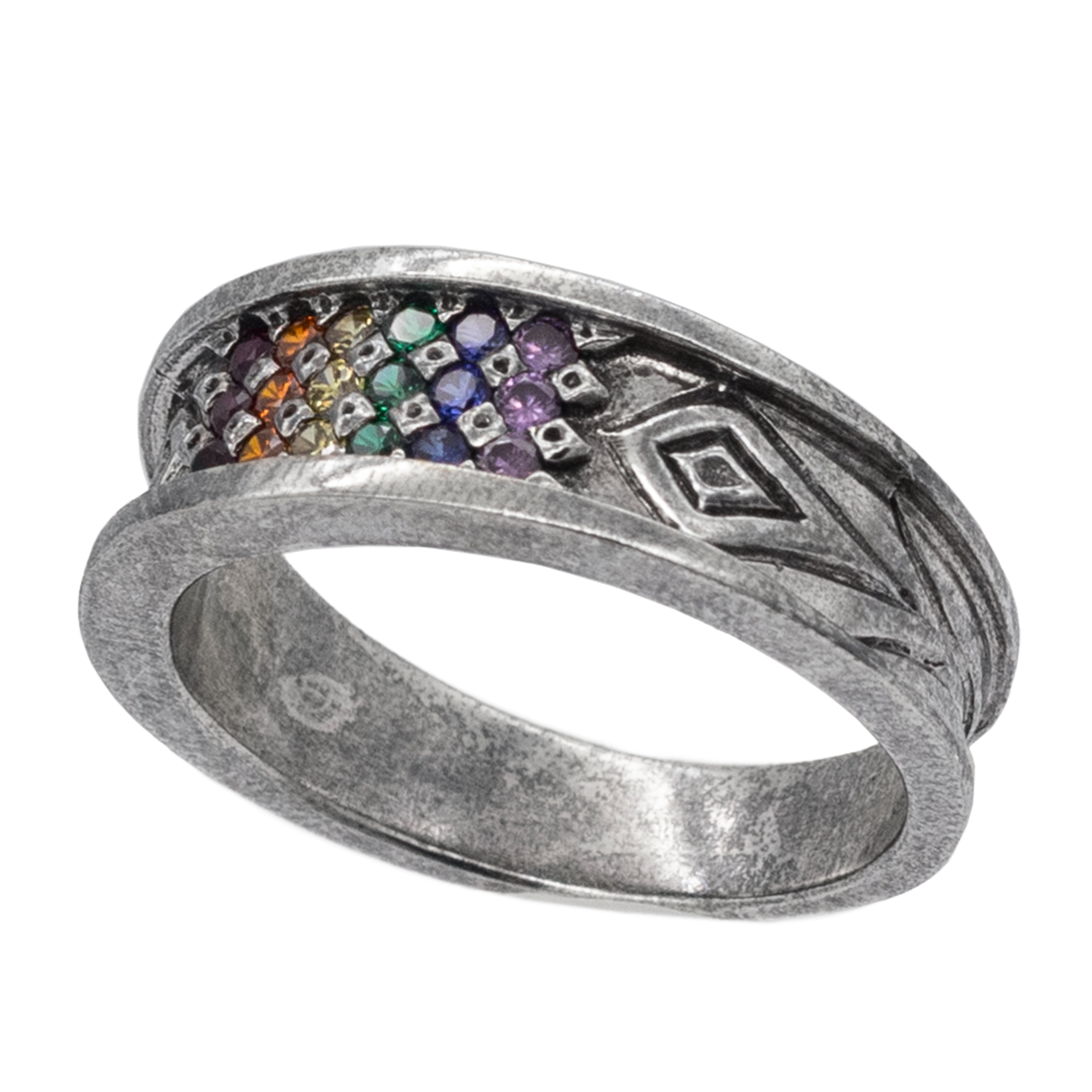 Gemstone Pride Ring - Large
