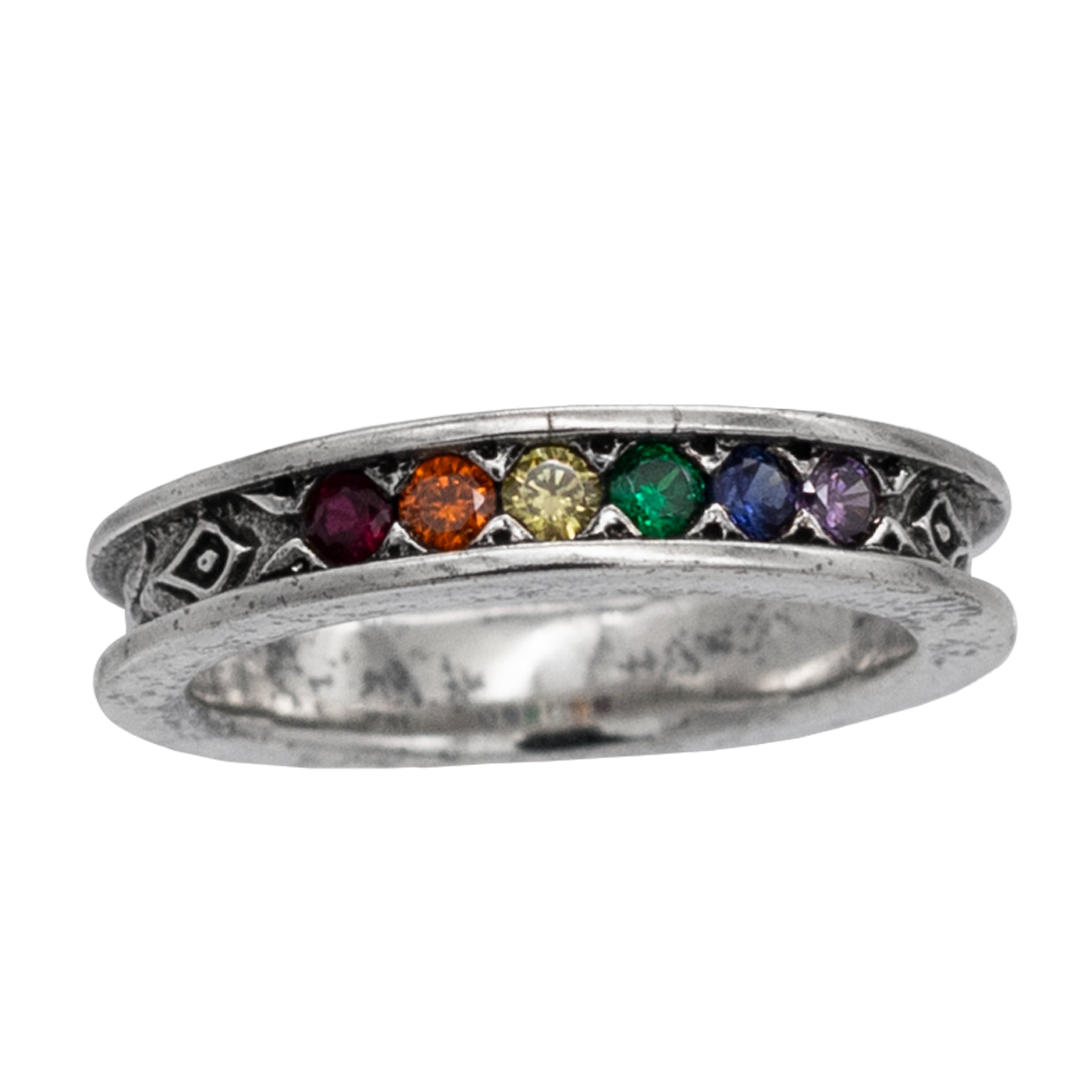 Gemstone Pride Ring - Small