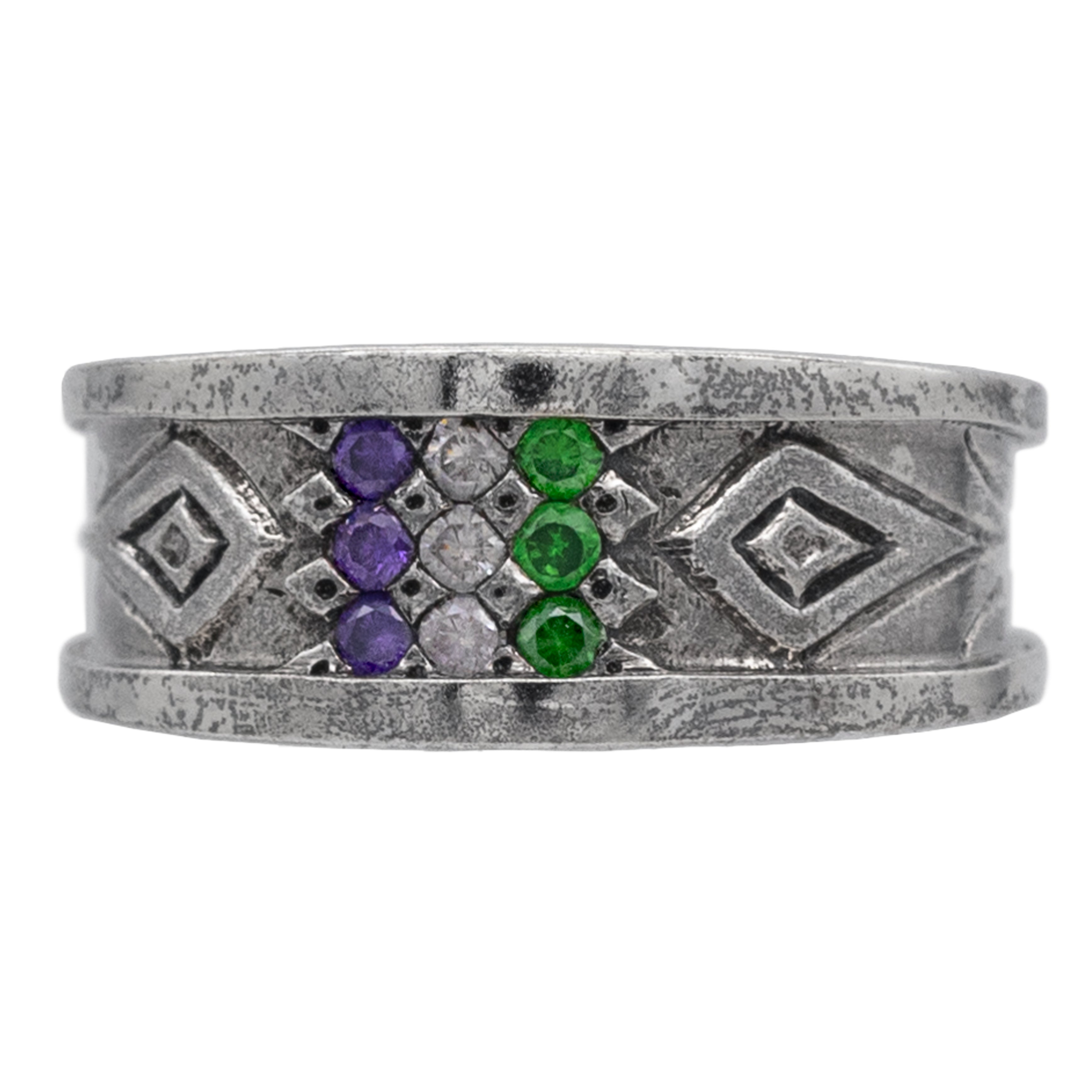 Gemstone Pride Ring - Large