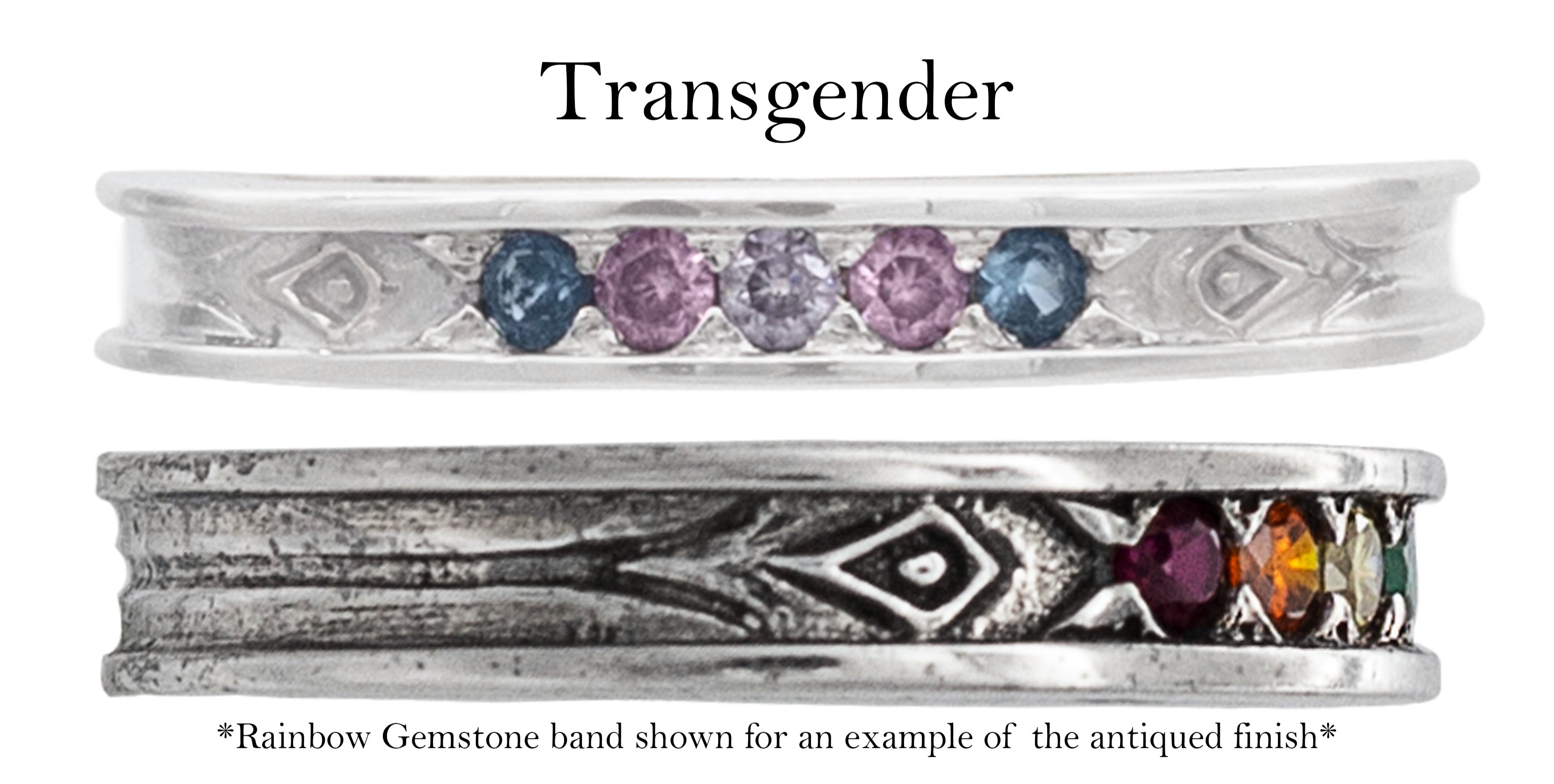Gemstone Pride Ring - Small