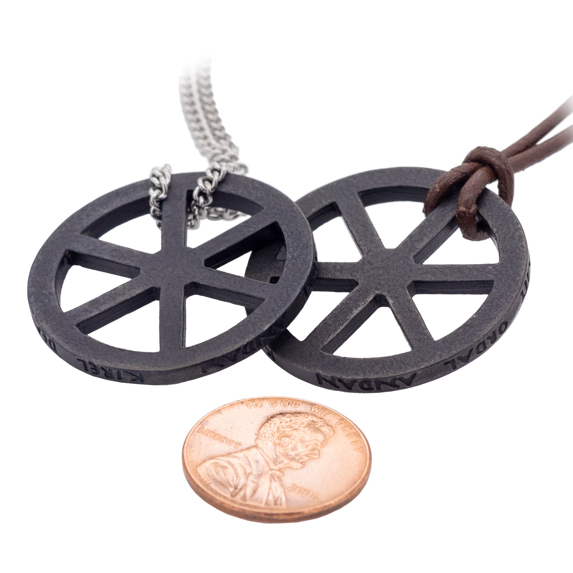 Tehlu's Iron Wheel Necklace