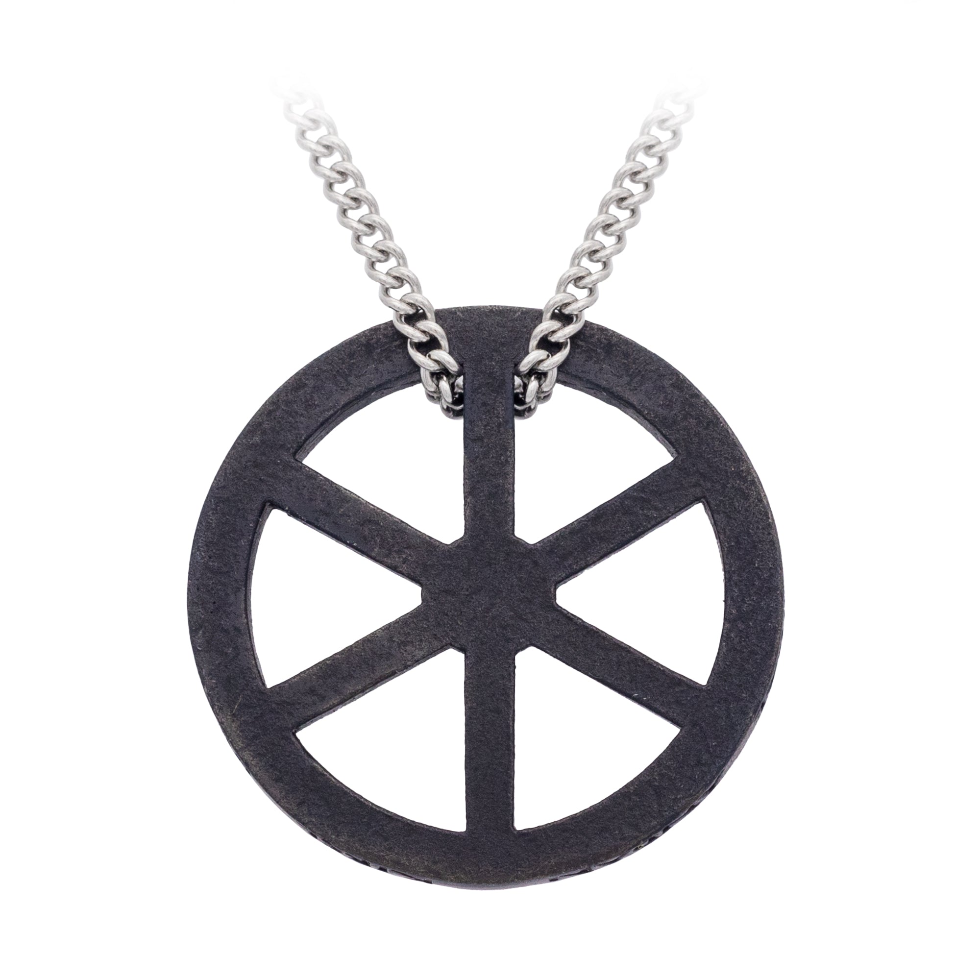 Tehlu's Iron Wheel Necklace