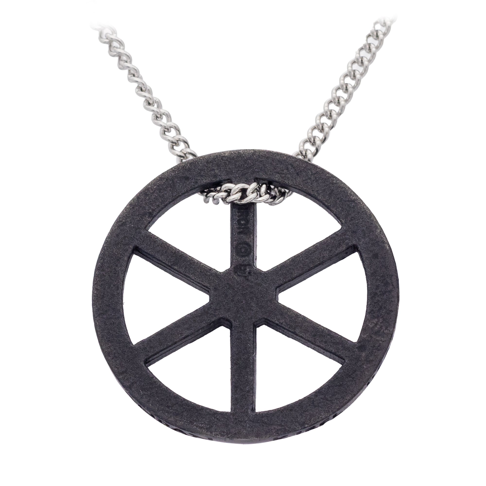 Tehlu's Iron Wheel Necklace