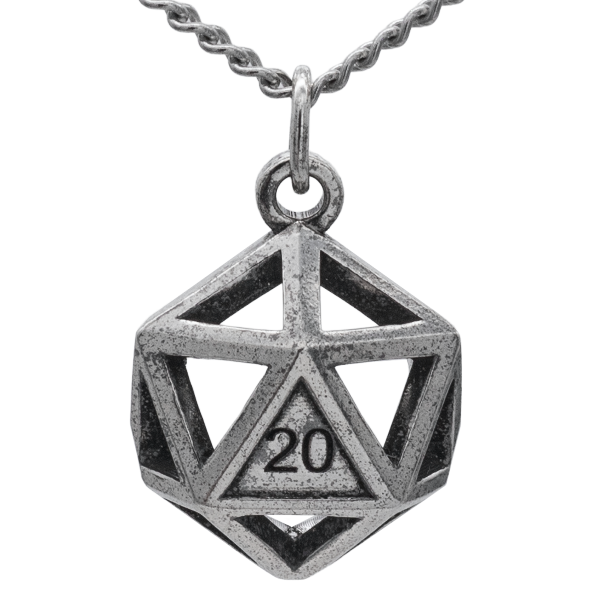 Hollow D20 Necklace - Badali Original