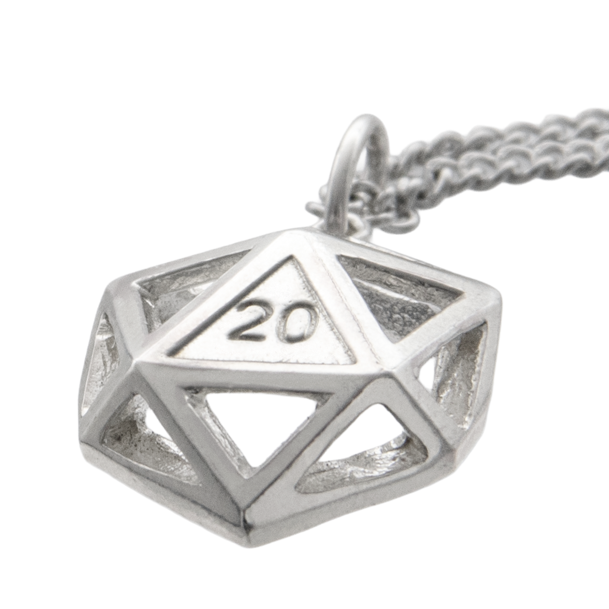 Hollow D20 Necklace - Badali Original
