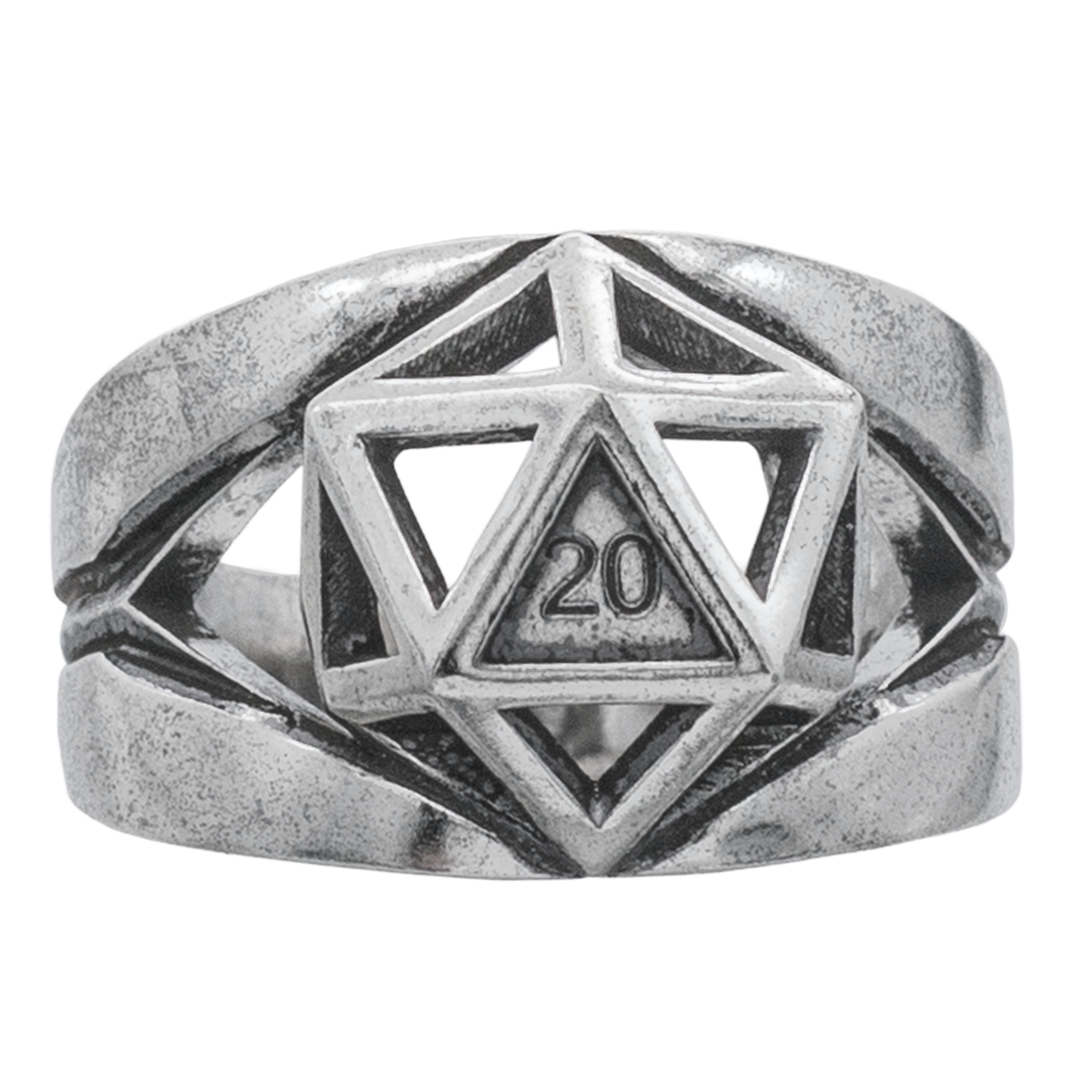 Hollow D20 Signet Ring - Badali Original