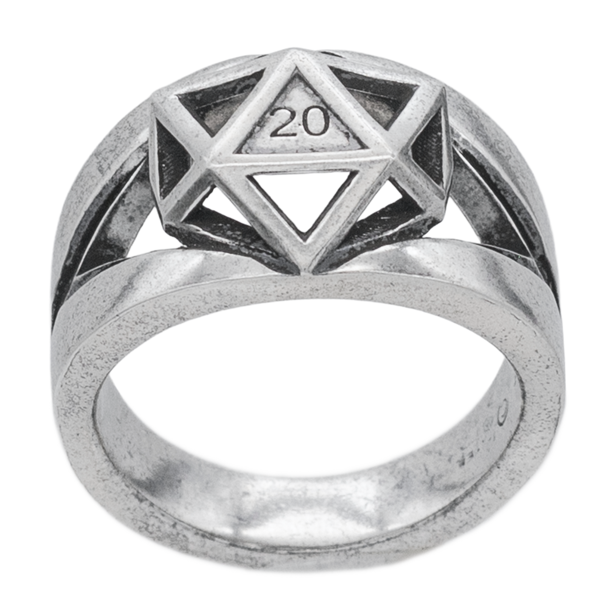 Hollow D20 Signet Ring - Badali Original