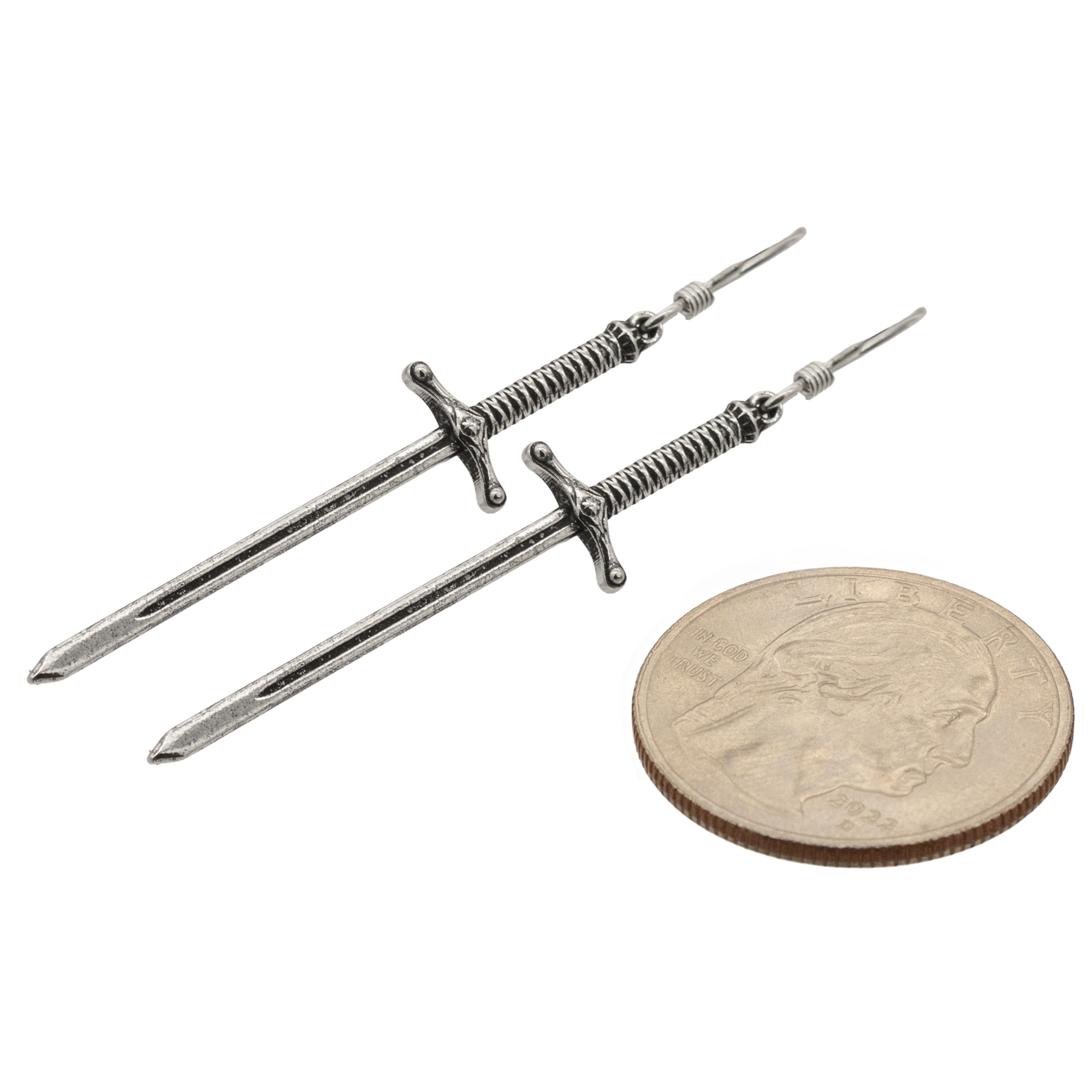 Fighter Sword Earrings - Badali Original