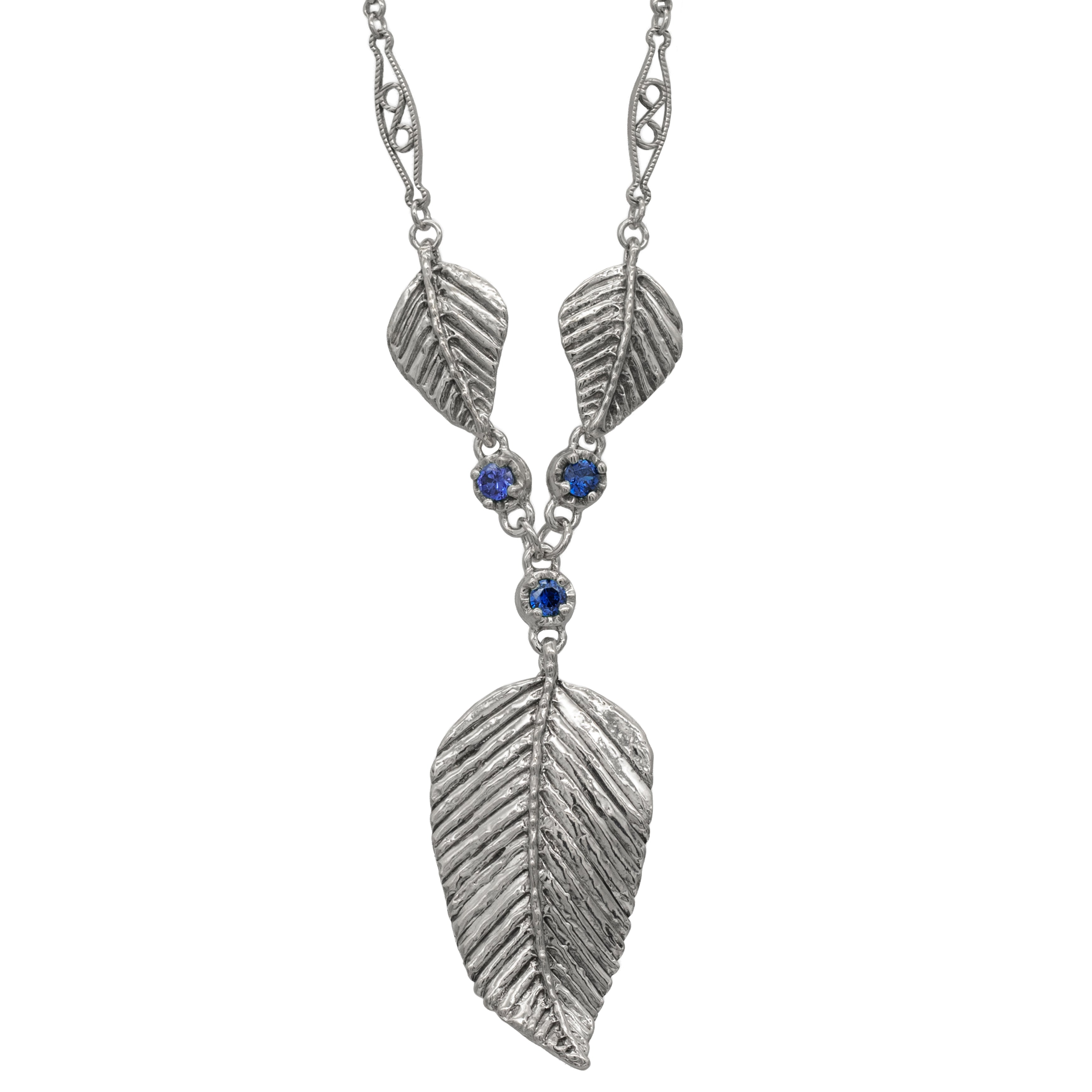 Elven Realms 3 Leaf Necklace: RIVENDELL™, MIRKWOOD™, LOTHLORIEN™