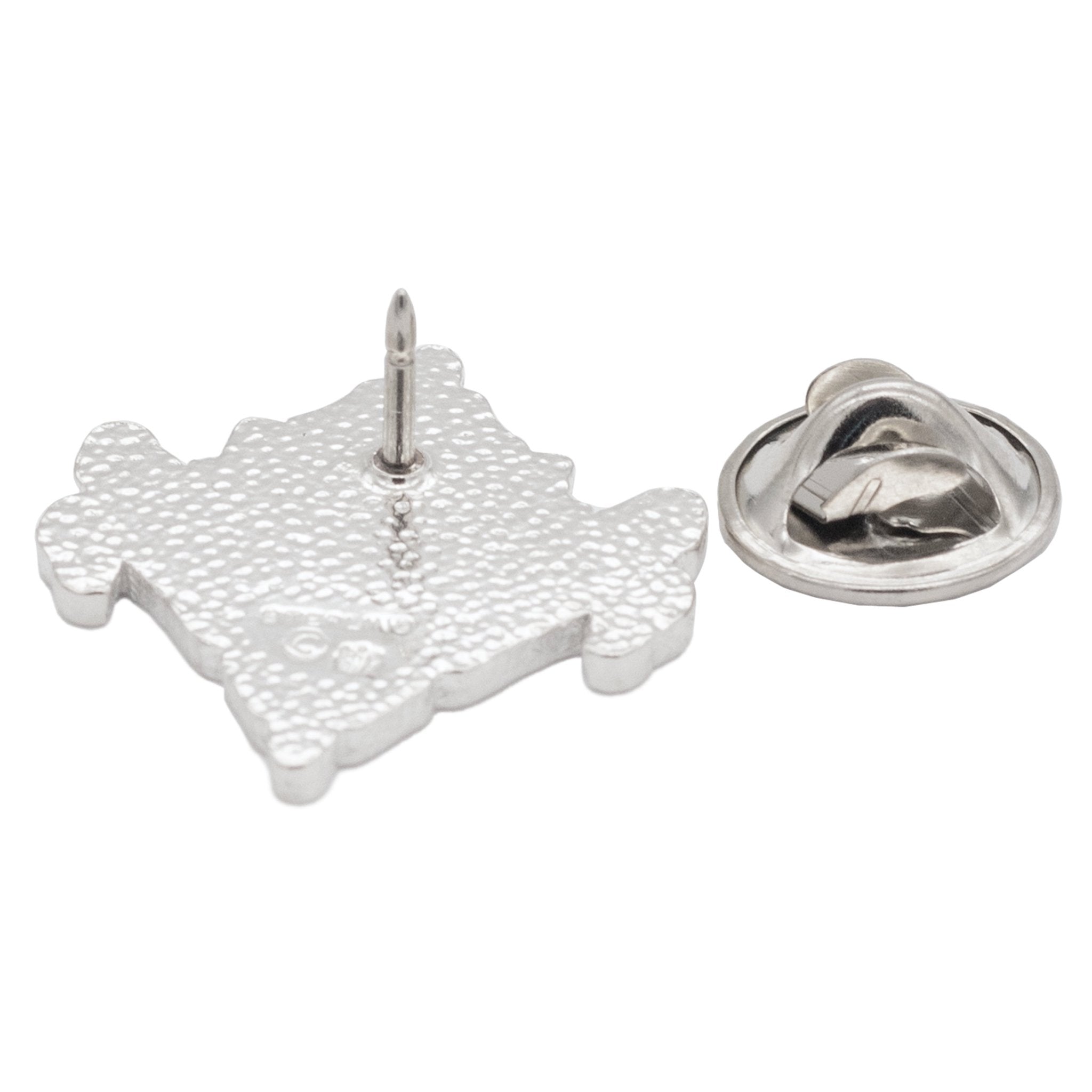 Beteb Glyph Pin - Enameled Silver - BJS Inc. - Pin