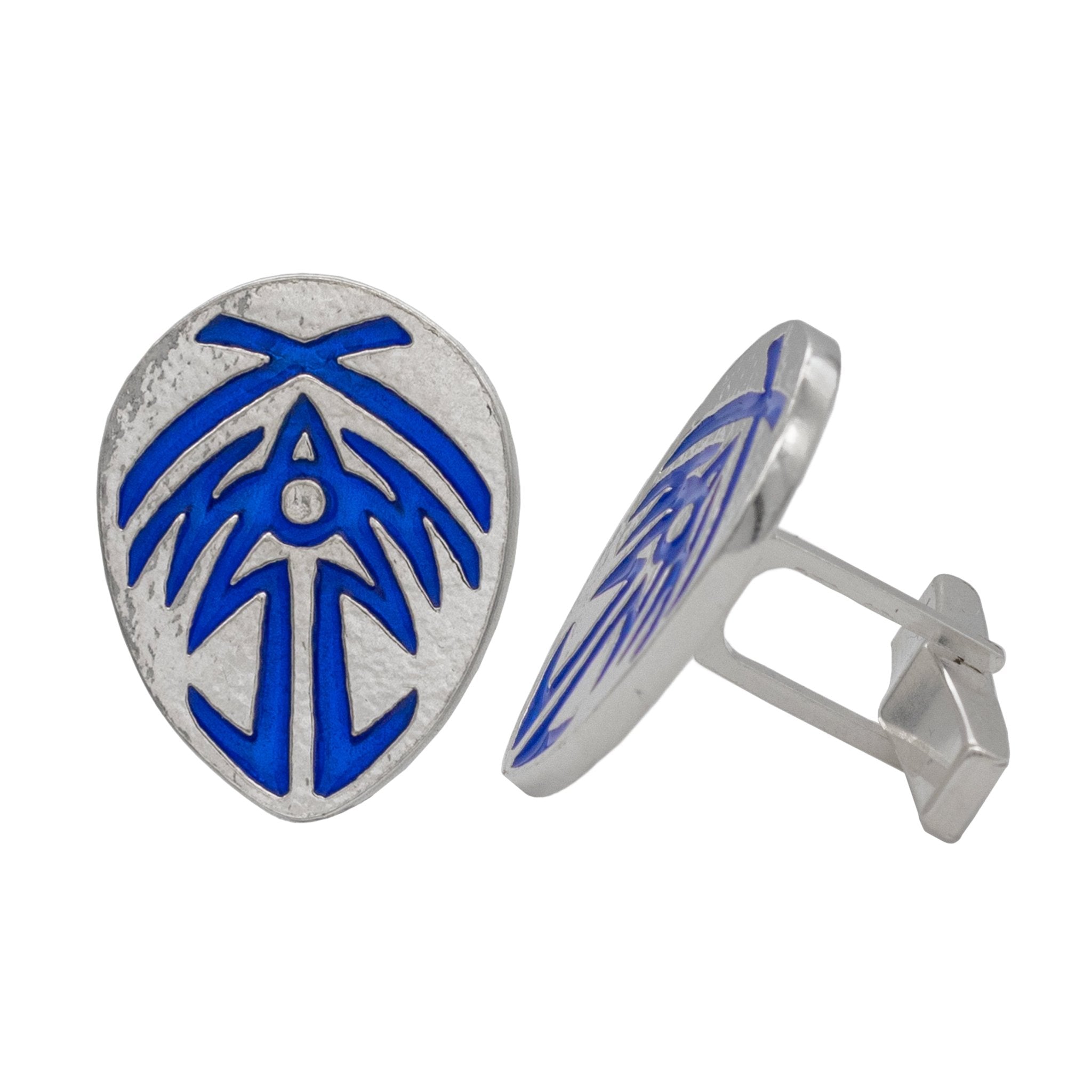 Bridge Four® Badge Cufflinks - Enameled Silver - BJS Inc. - Cufflinks
