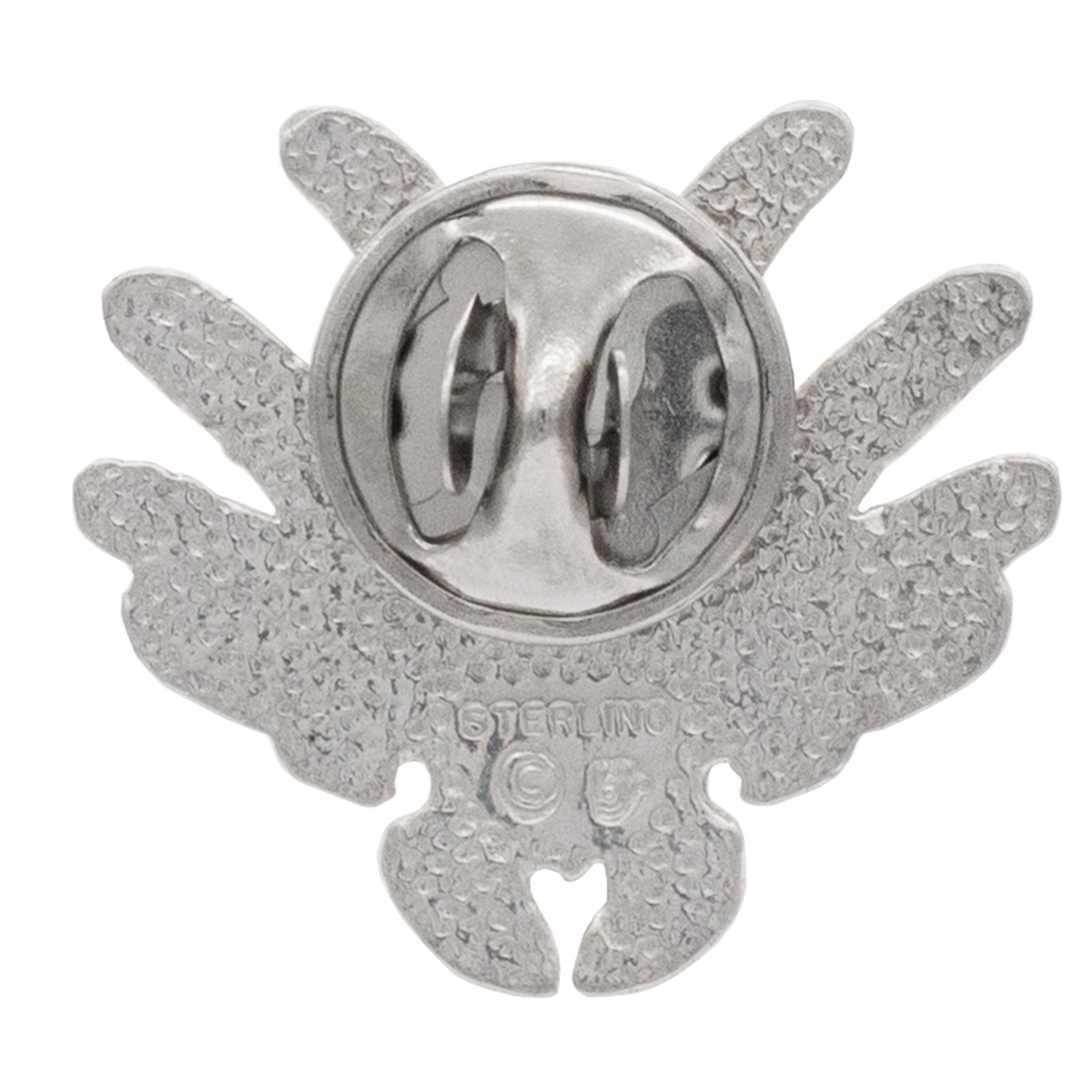 Chach Glyph Pin - Enameled Silver - BJS Inc. - Pin