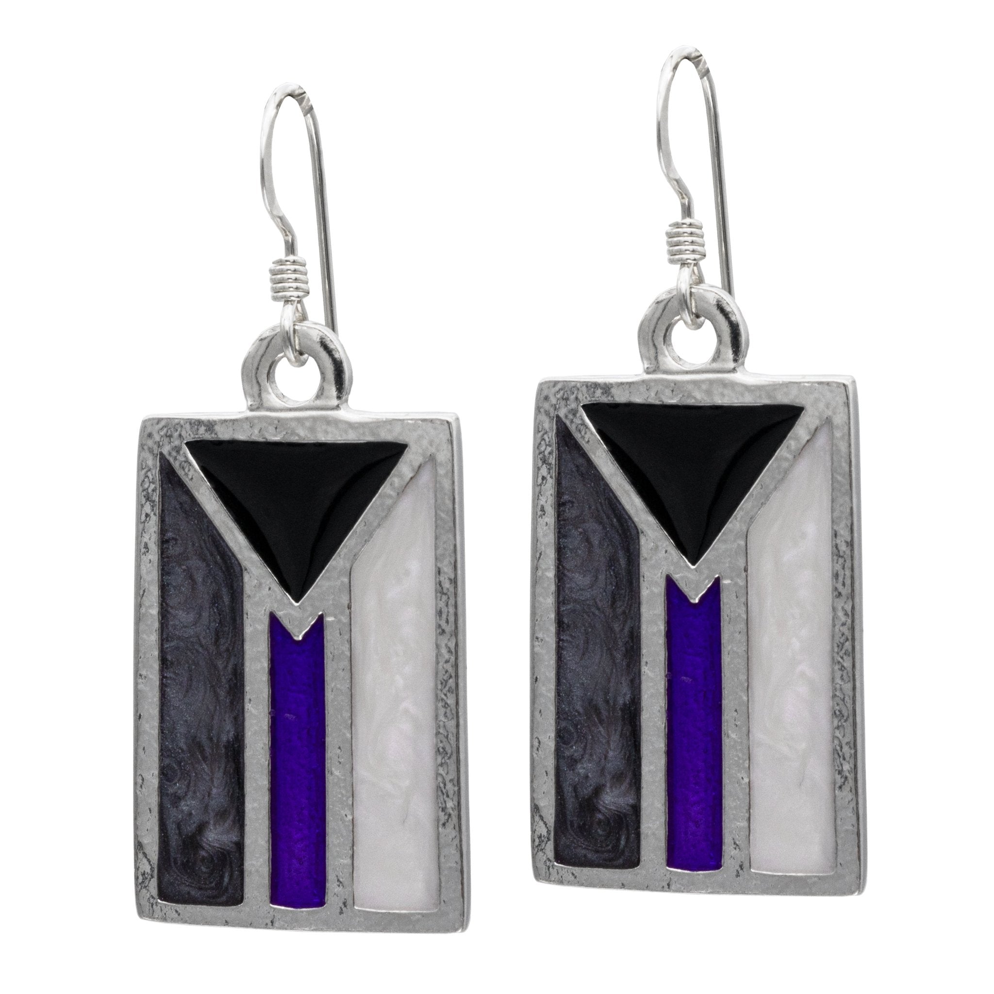 Demisexual PRIDE Flag Earrings - BJS Inc. - Earrings