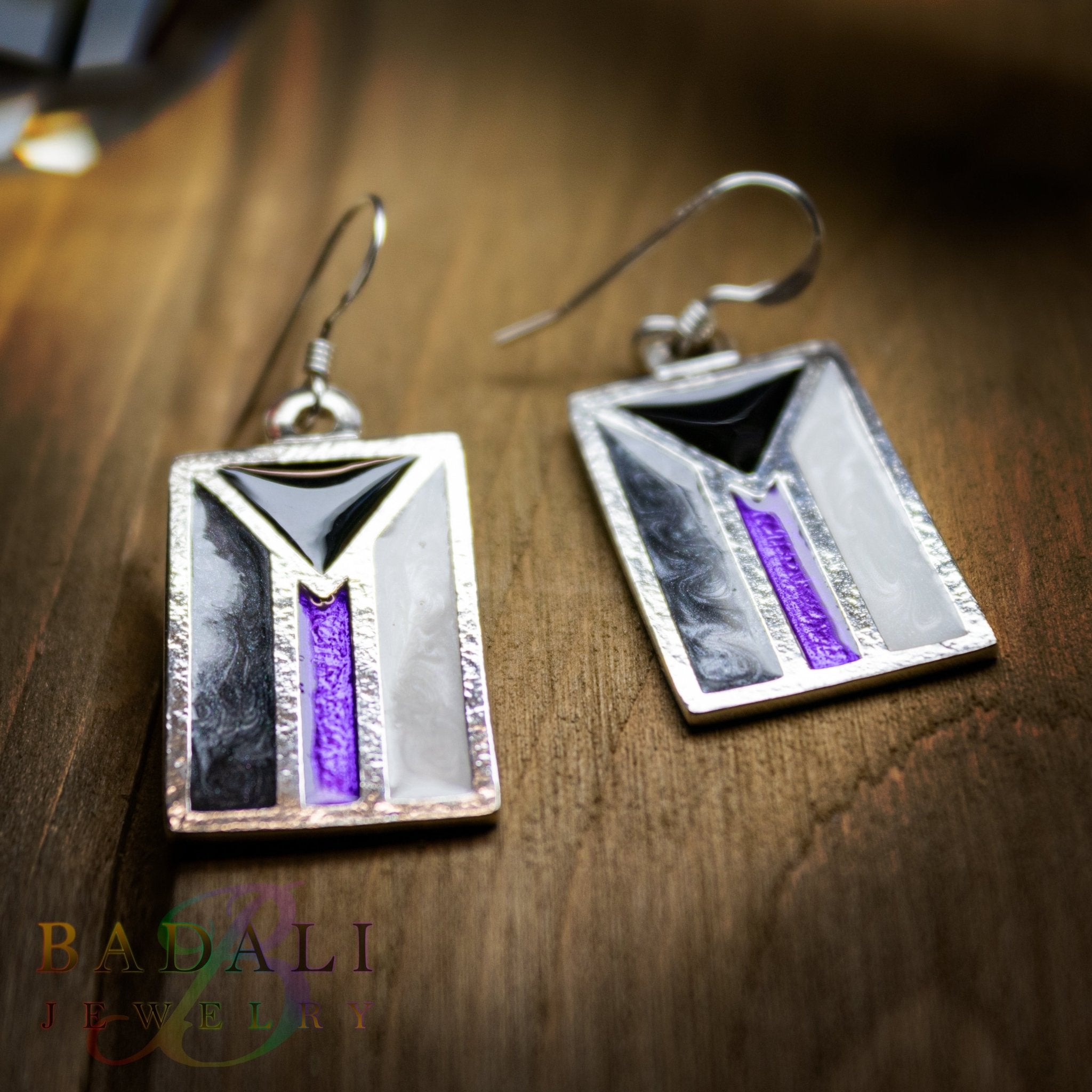 Demisexual PRIDE Flag Earrings - BJS Inc. - Earrings