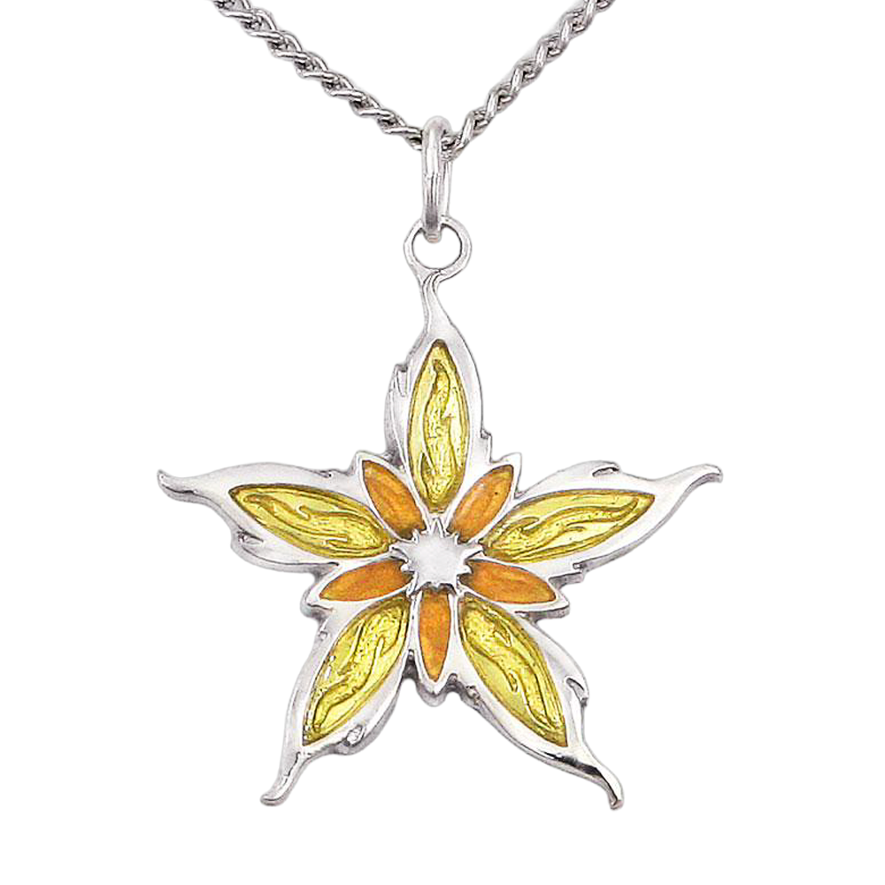 Enameled Nalthis Pendant - Sterling Silver