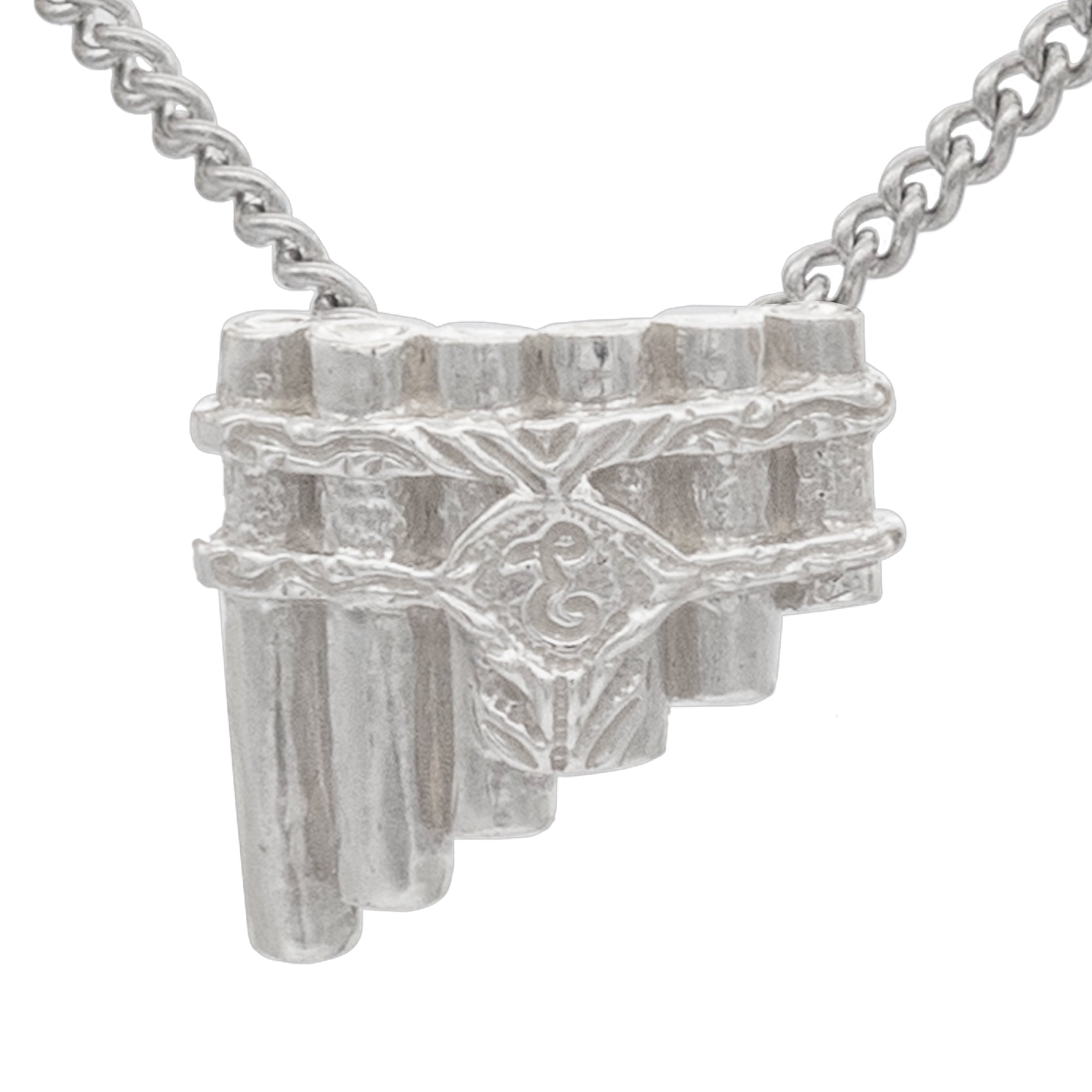 Eolian Talent Pipes Necklace, Back Hanging - BJS Inc. - Necklace