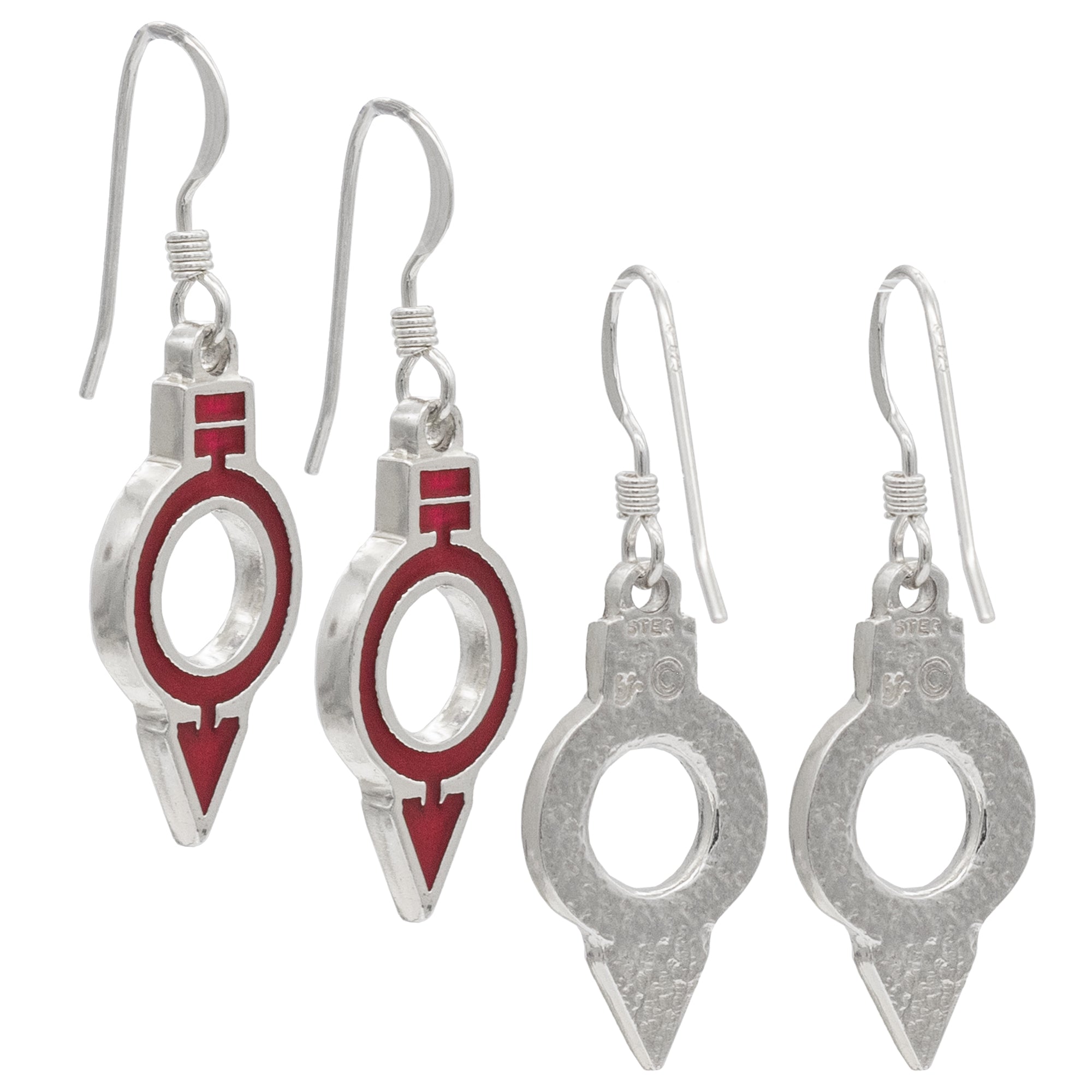 Red Society Earrings - BJS Inc. - Earrings