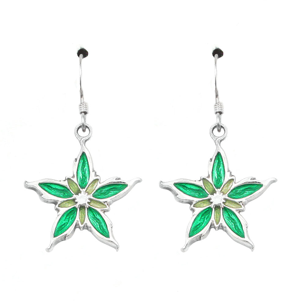 Two-tone Green Warbreaker Earrings