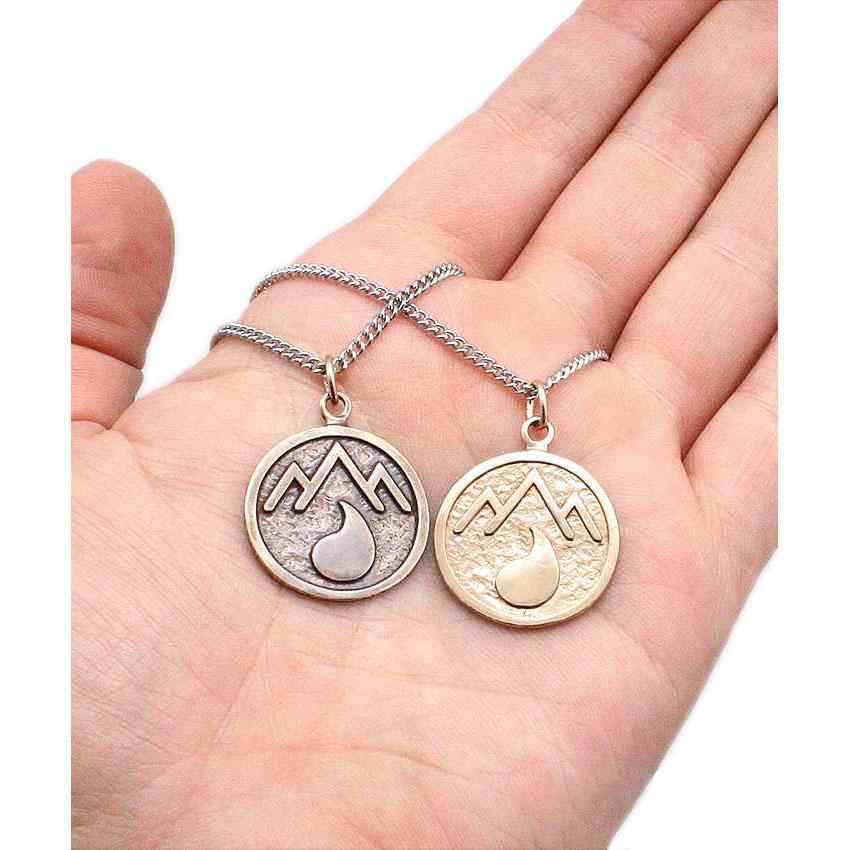 Adran Flag Pendant - Bronze - Badali Jewelry - Necklace