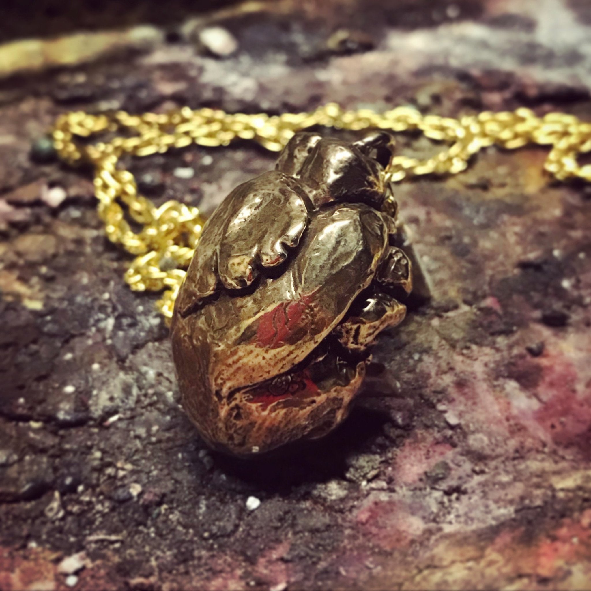 Anatomical Heart Necklace - Badali Jewelry - Necklace