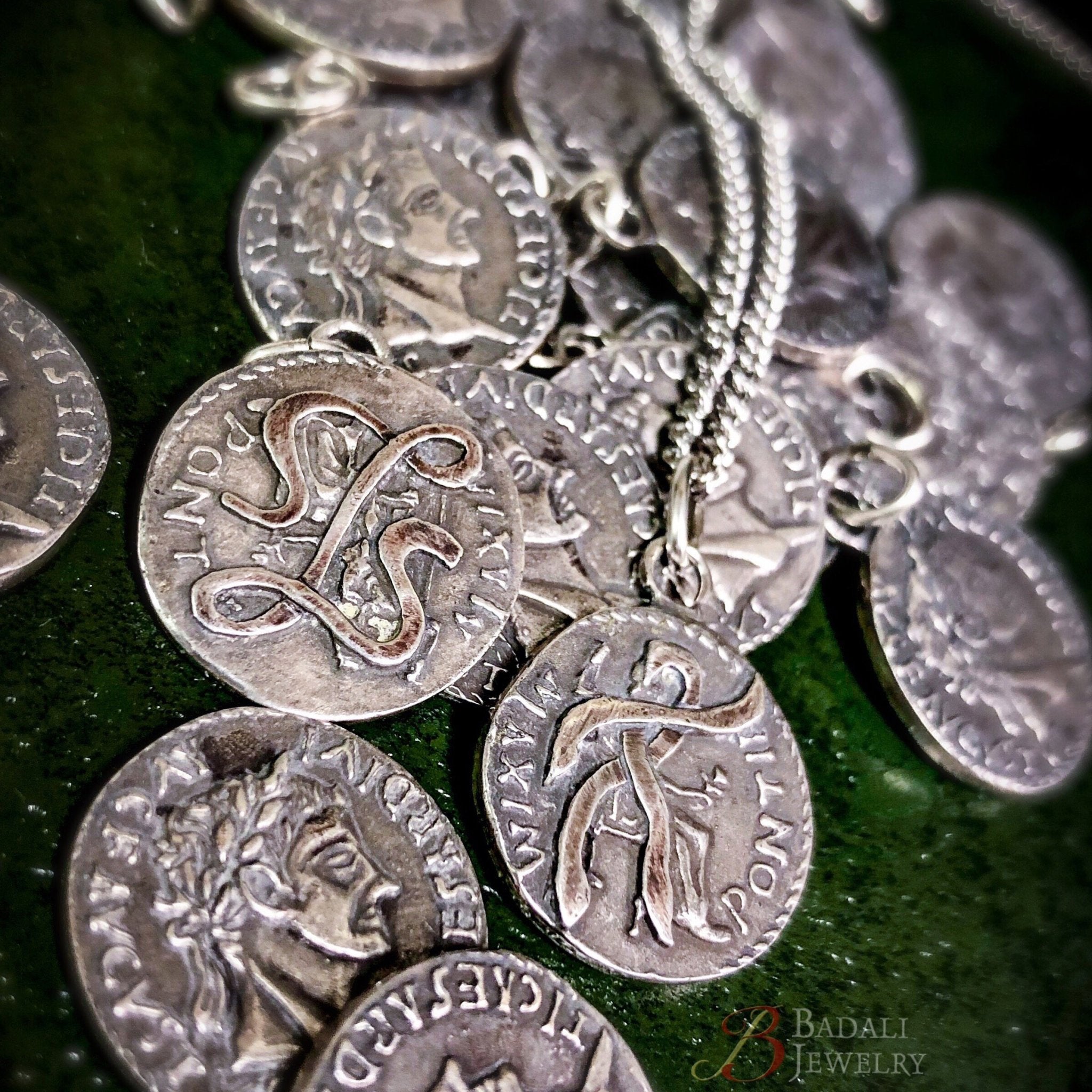 Anduriel’s Blackened Denarius Necklace - Badali Jewelry - Necklace