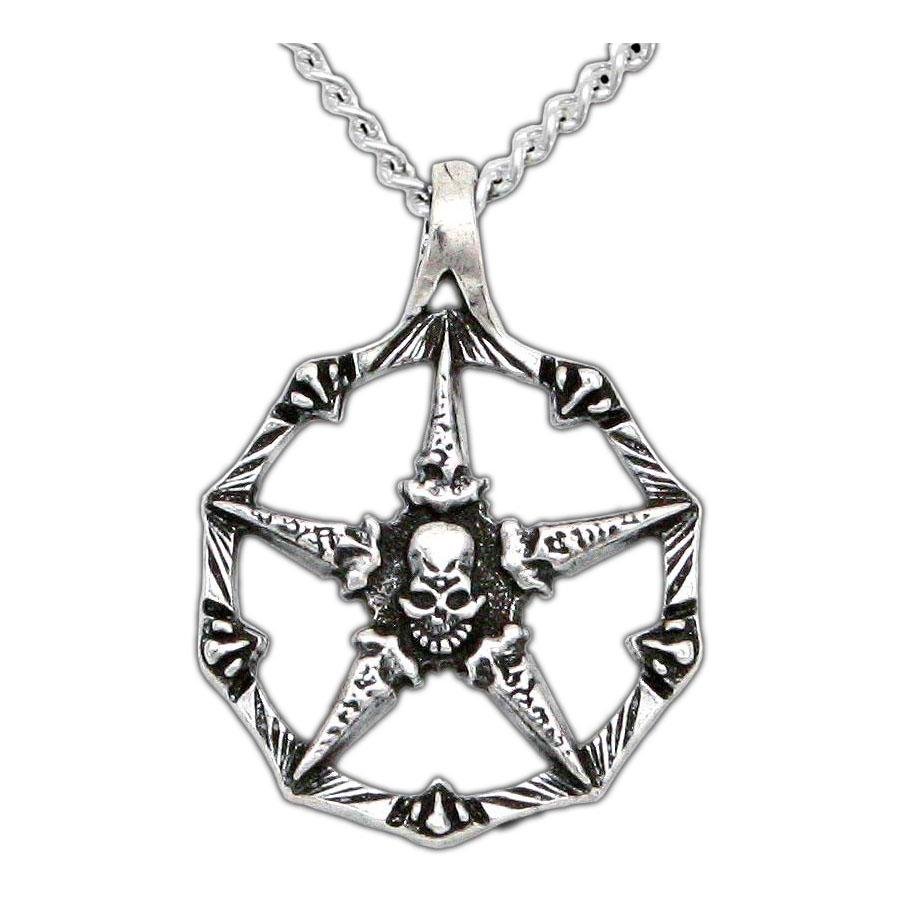 Bone Faction Pendant - Silver - Badali Jewelry - Necklace