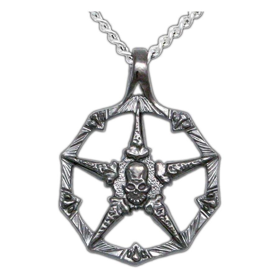 Bone Faction Pendant - Silver - Badali Jewelry - Necklace