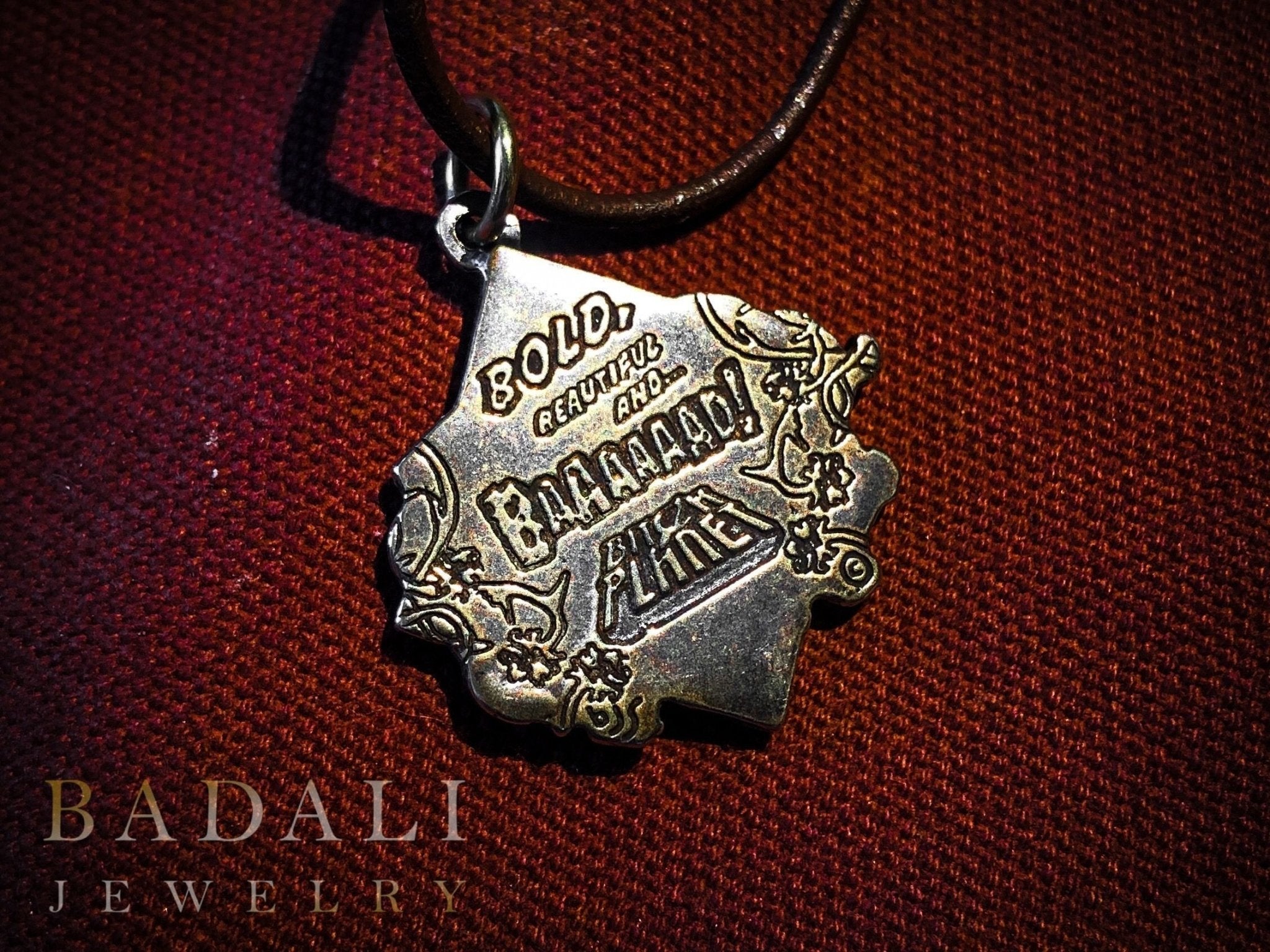 Born Big Pendant - Bronze/Brass - Badali Jewelry - Necklace