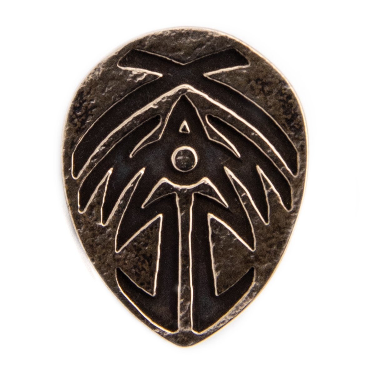 Badali Jewelry Bridge Four Badge Pin - Enameled Bronze Lapel Pin