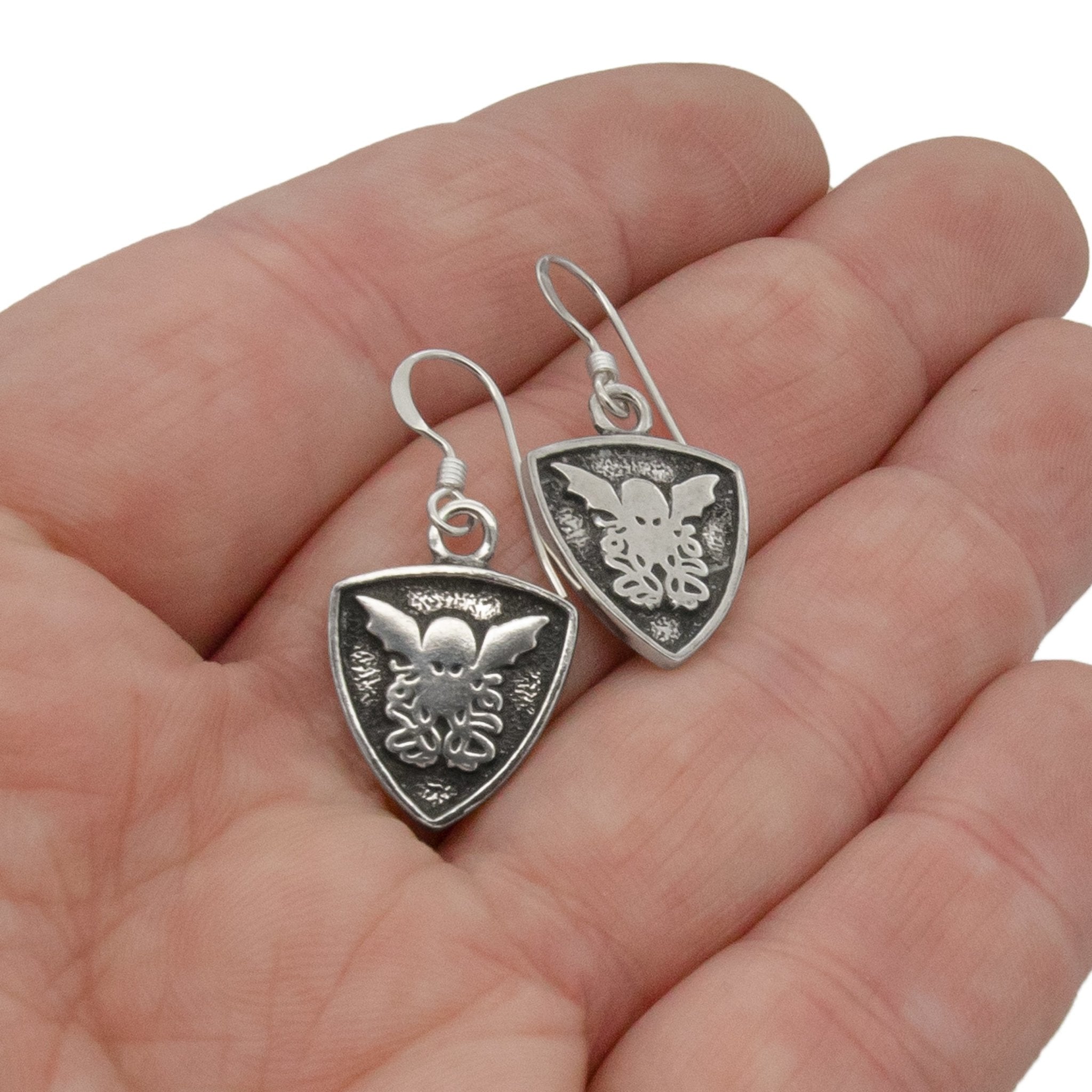Cthulhu Crest Earrings - BJS Inc. - Earrings