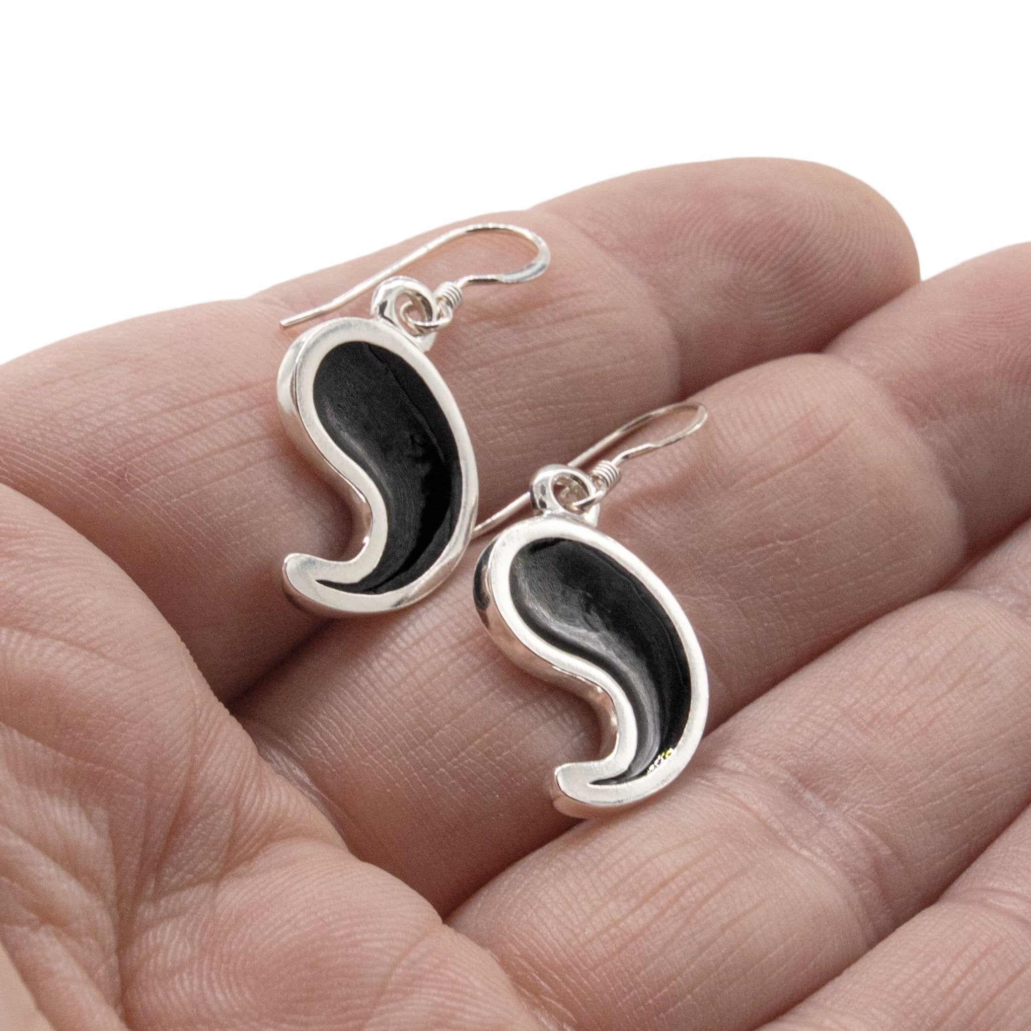 Dragon's Fang Earrings - Enameled Sterling Silver - BJS Inc. - Necklace