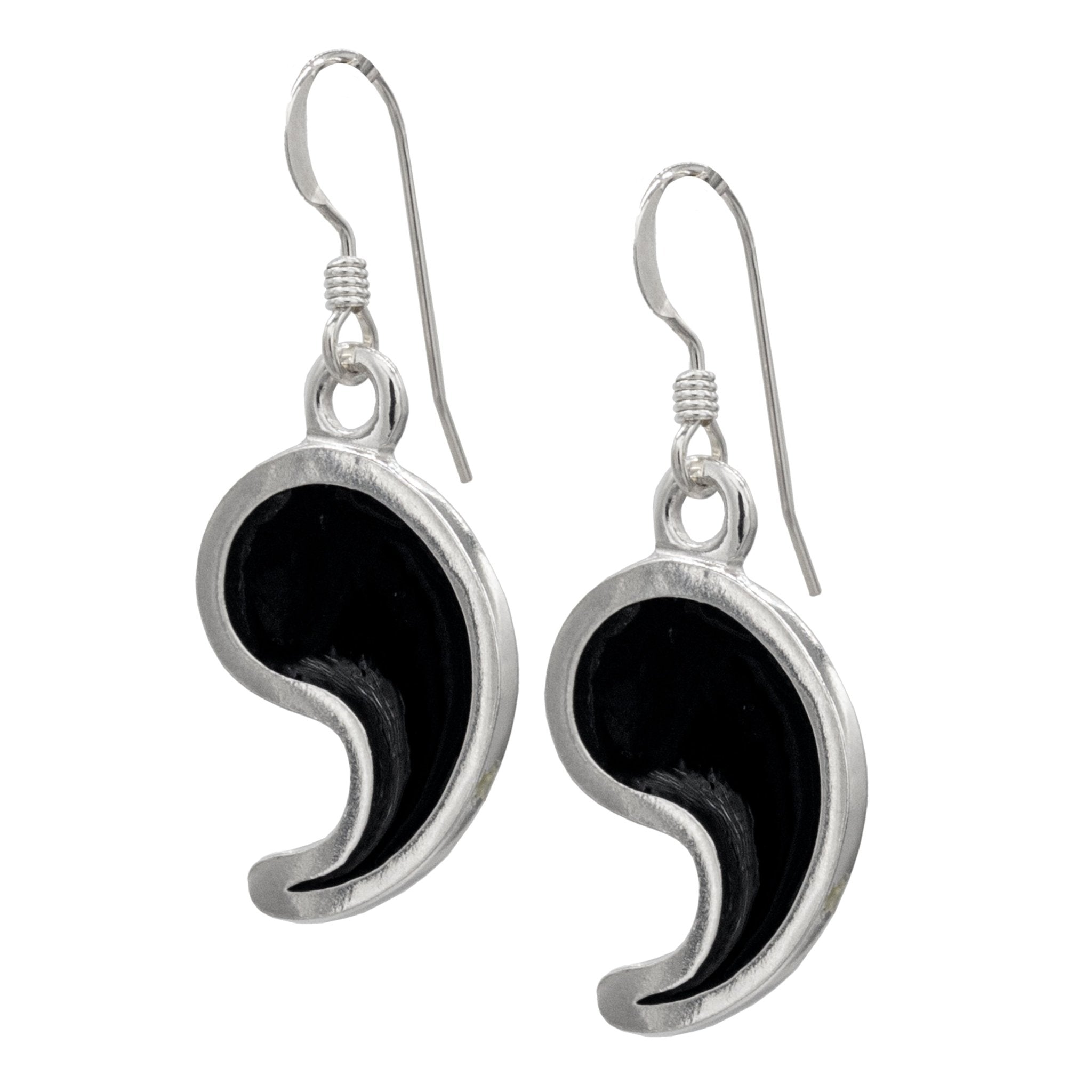 Dragon's Fang Earrings - Enameled Sterling Silver - BJS Inc. - Necklace